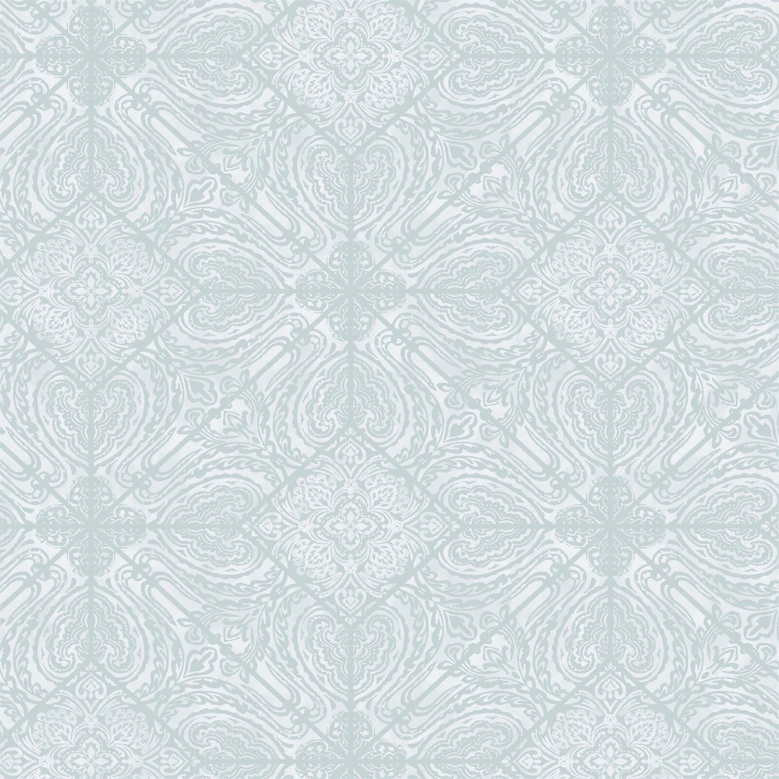 Holden Decor Conistone Geometric Smooth Teal Wallpaper