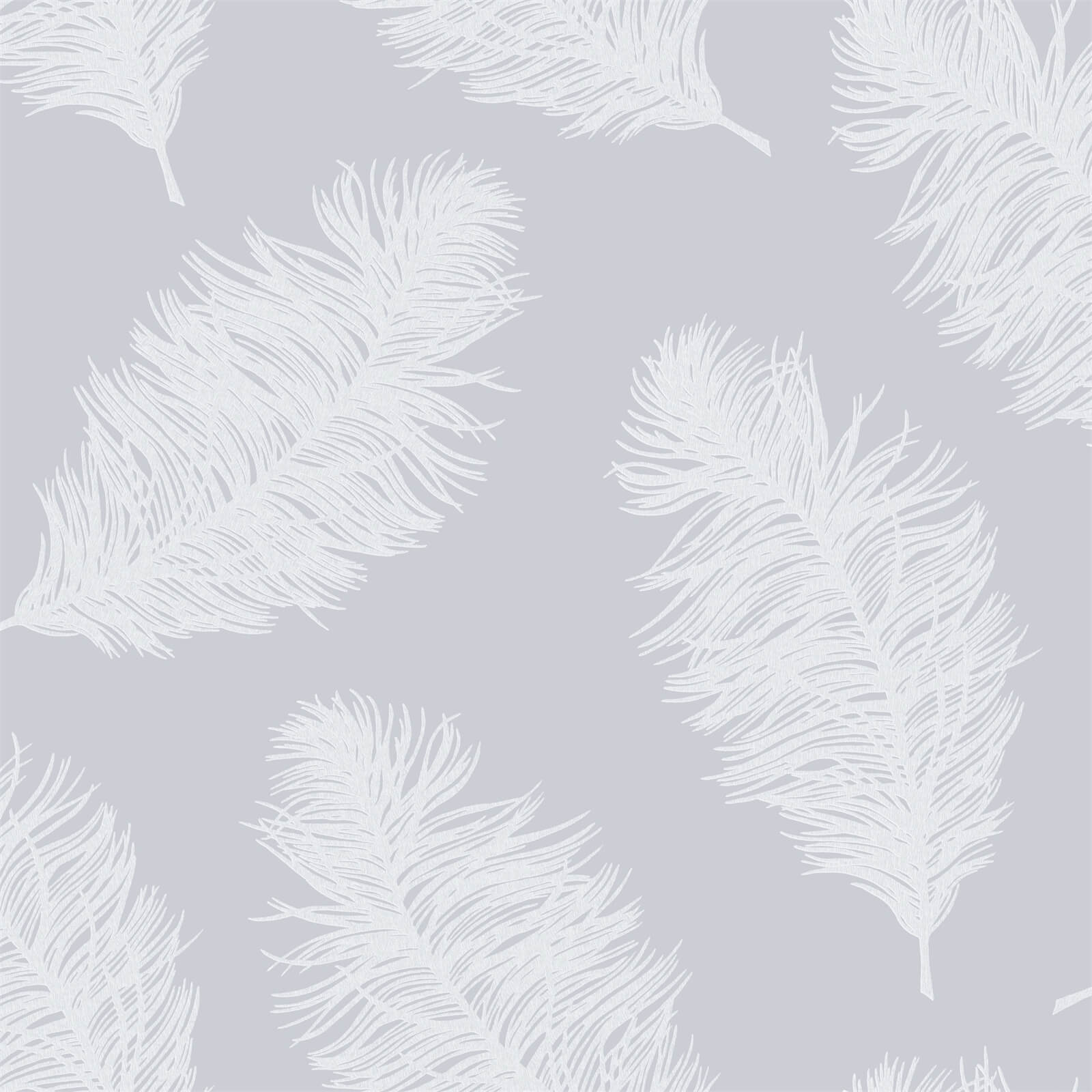 Holden Decor Hawthorn Feathers Smooth Pale Blue Wallpaper