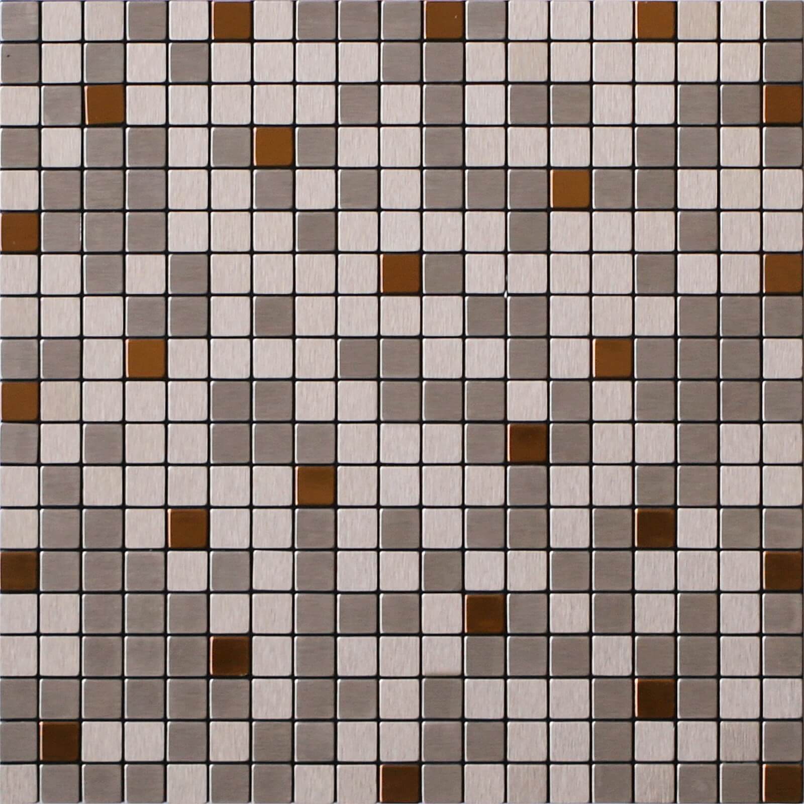 House of Mosaics Riyadh Bronze Mosaic Tile (Sample Only) - 150 x 110mm