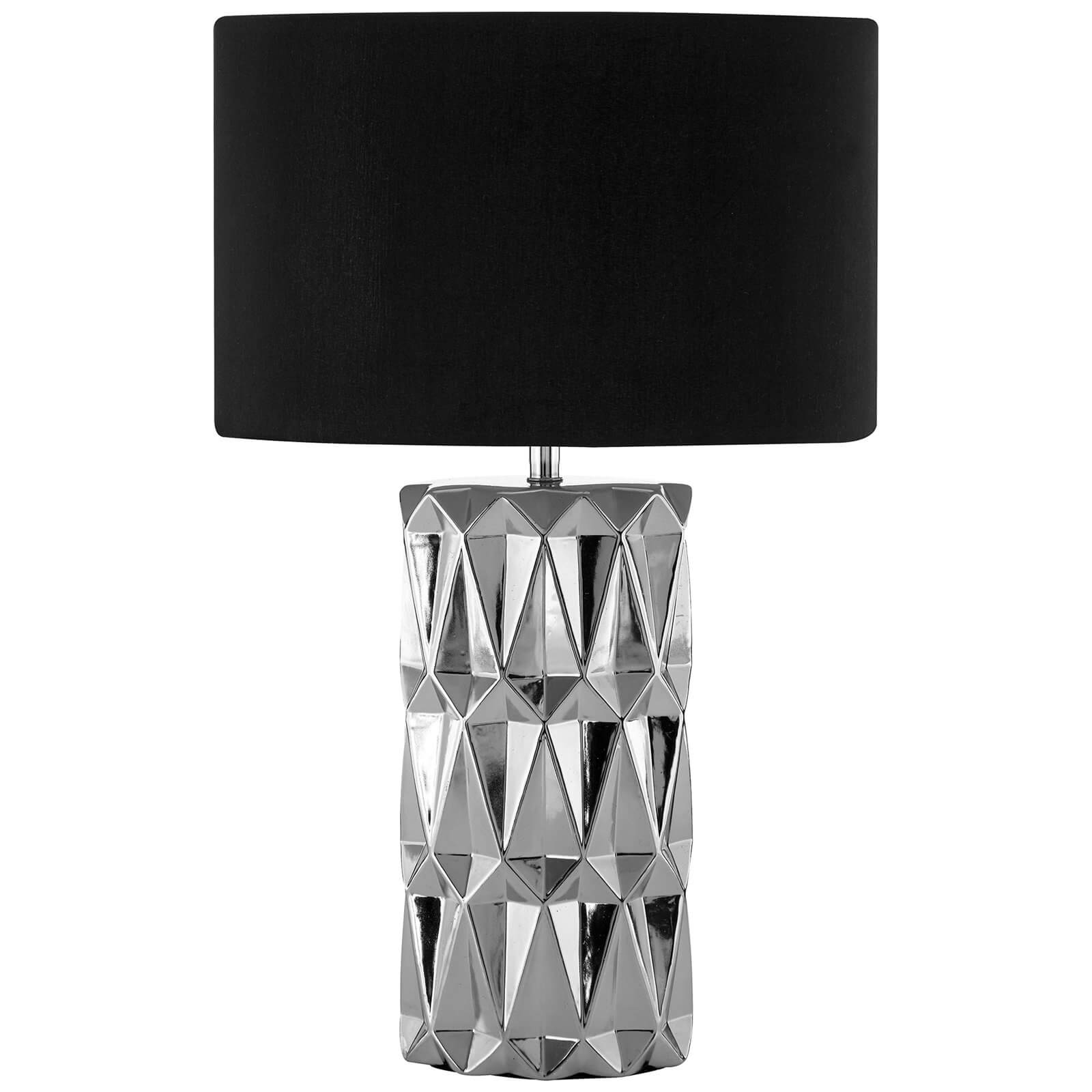 Jaxon Silver Ceramic Table Lamp