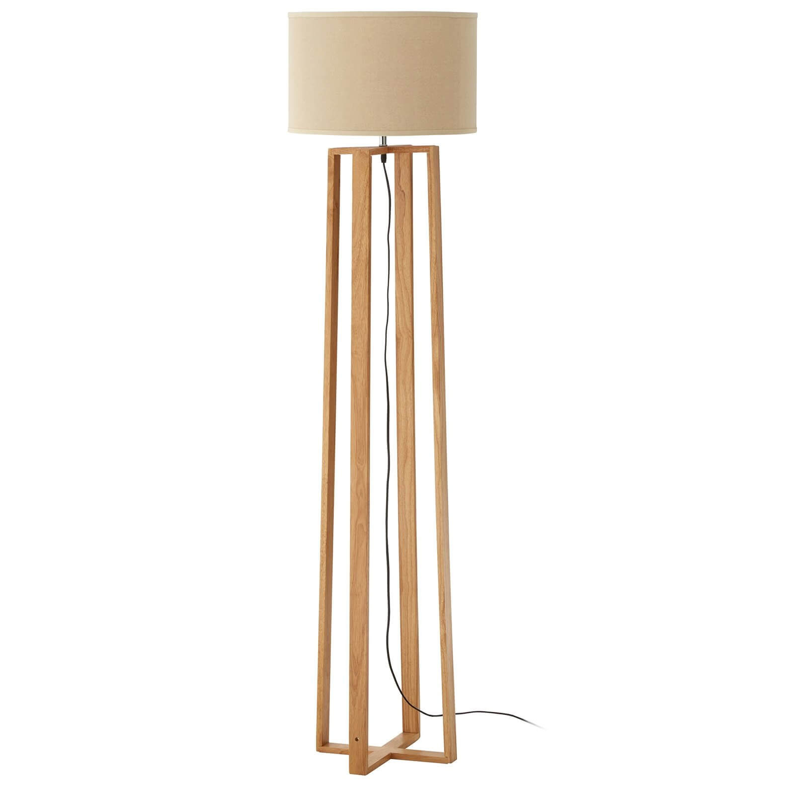 Lea Wooden Floor Lamp