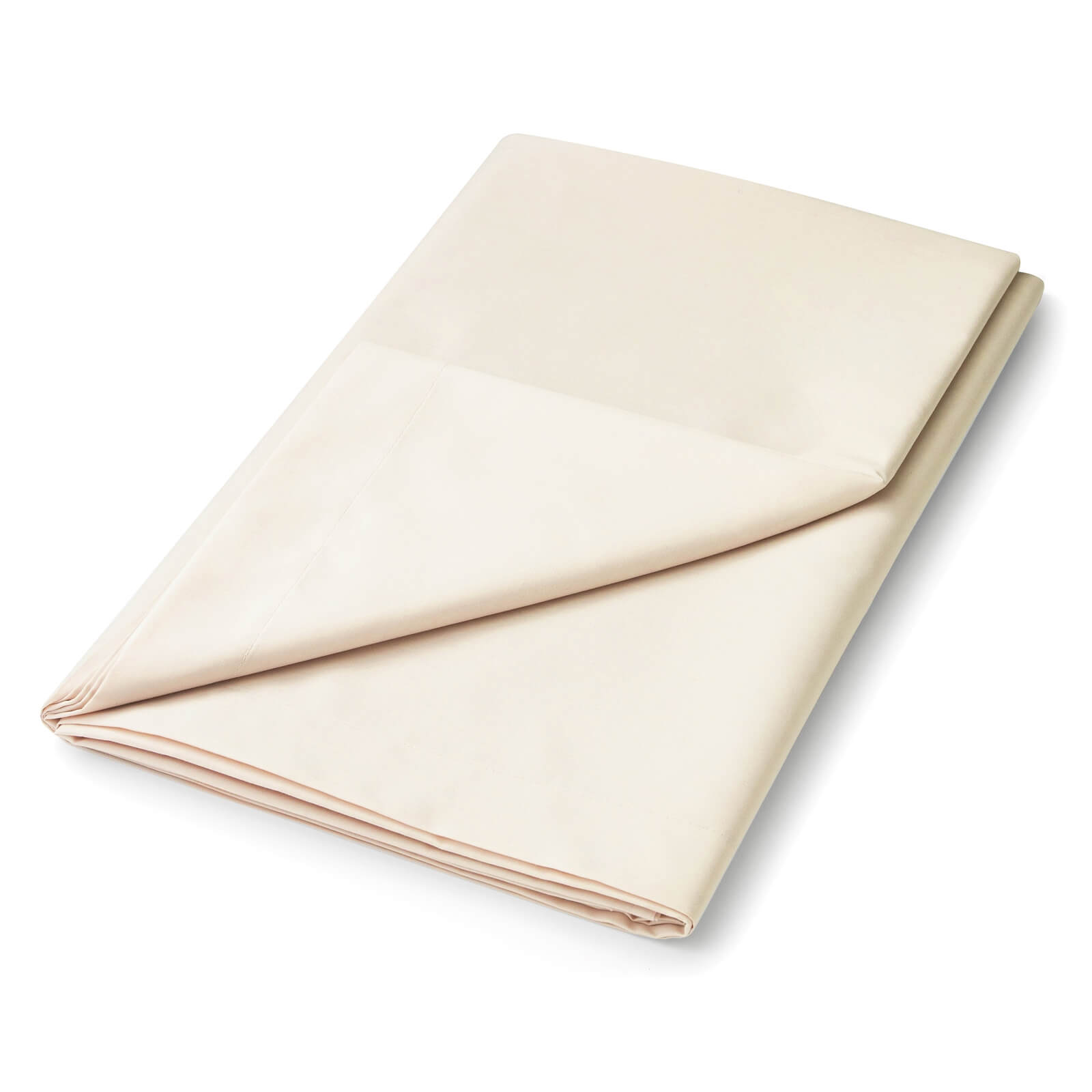 Helena Springfield Plain Dye Flat Sheet - Double - Linen