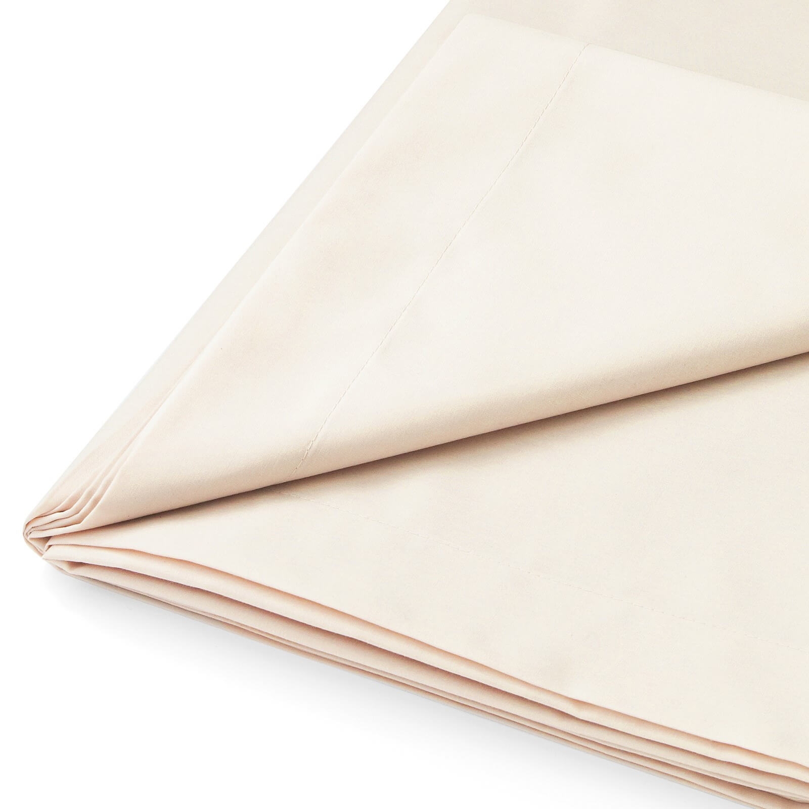 Helena Springfield Plain Dye Flat Sheet - Super King - Linen