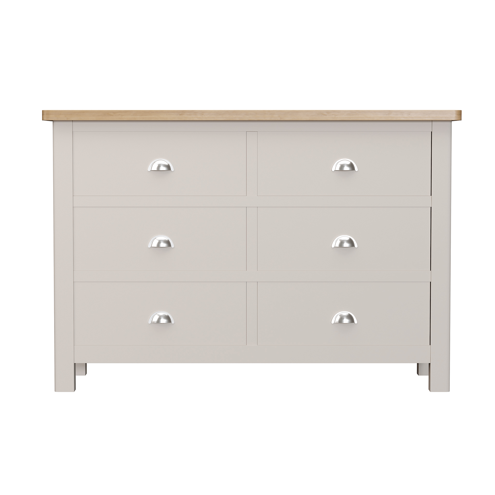 Padstow 6 Drawer Chest of Drawers - Truffle