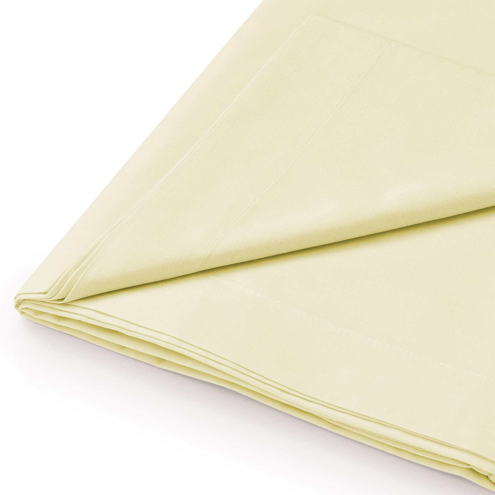Helena Springfield Plain Dye Flat Sheet - King - Citron