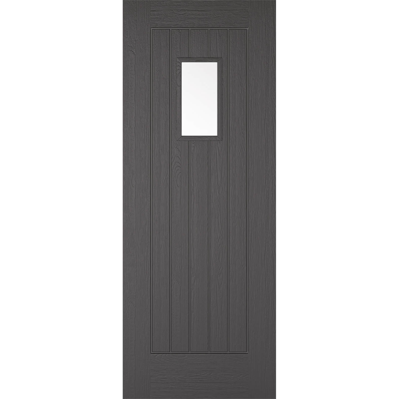 Suffolk - Grey - Composite Exterior Door - Glazed 1981 x 838 x 44