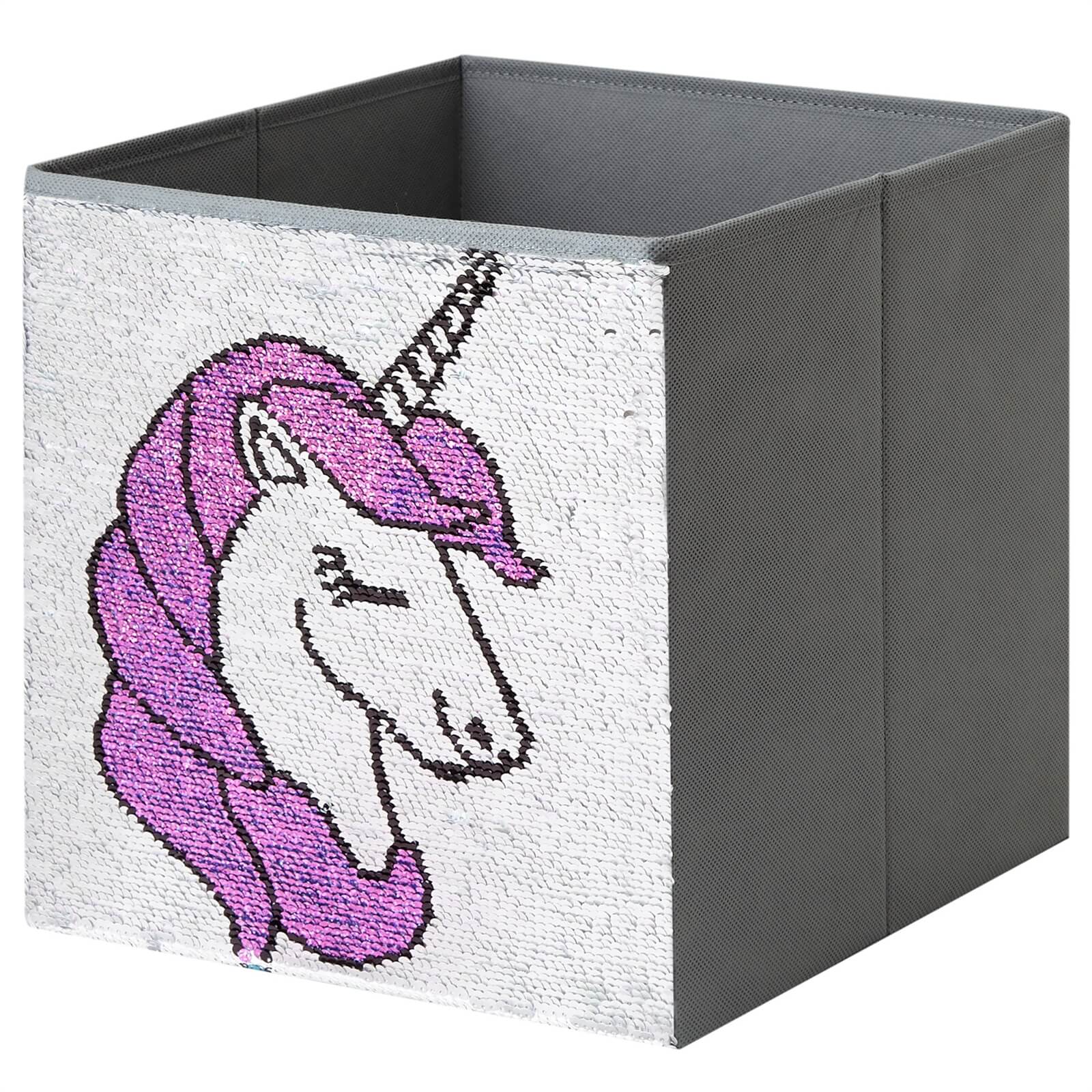Compact Cube Fabric Insert - Sequin Unicorn