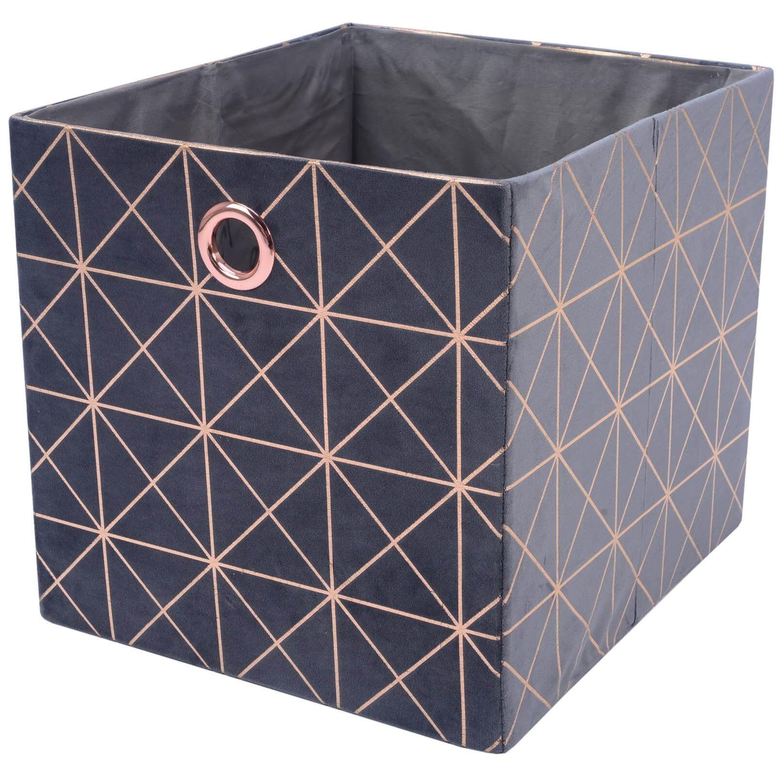 Premium Clever Cube Velvet Insert - Grey & Rose Gold