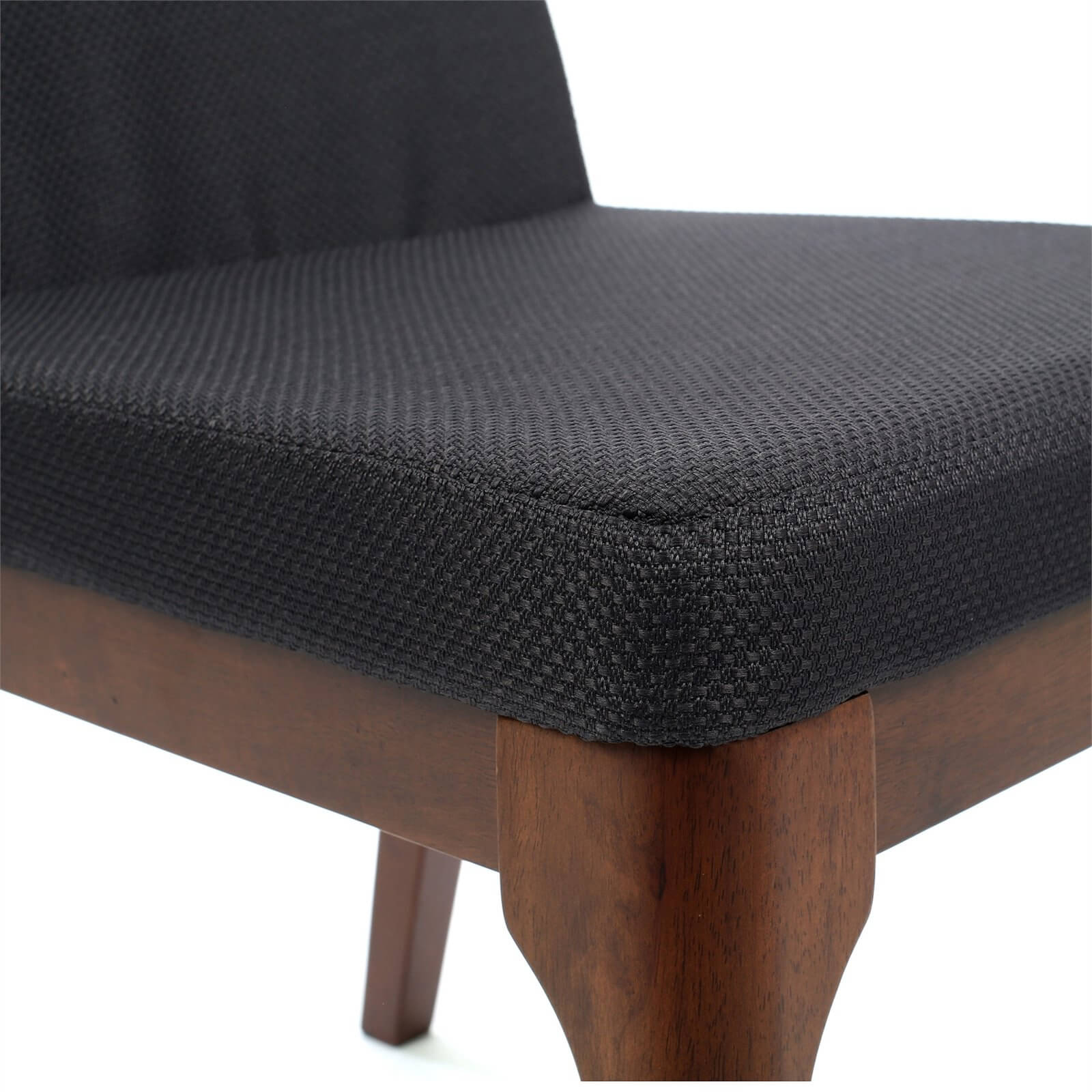 Woven Mesh Dining Chair - Charcoal