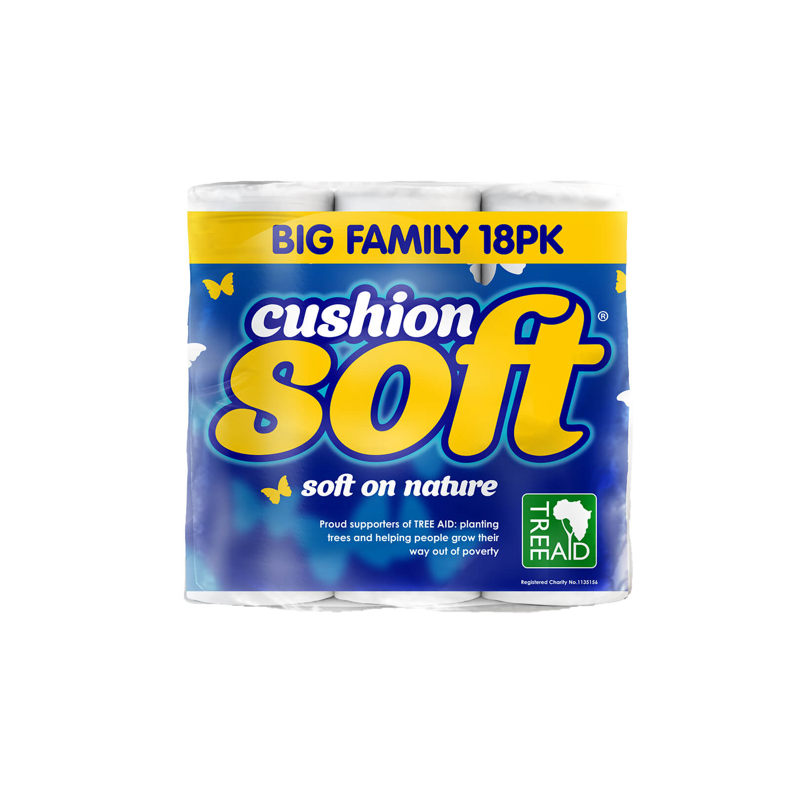 Cushion Soft Toilet Paper Roll - Pack of 18