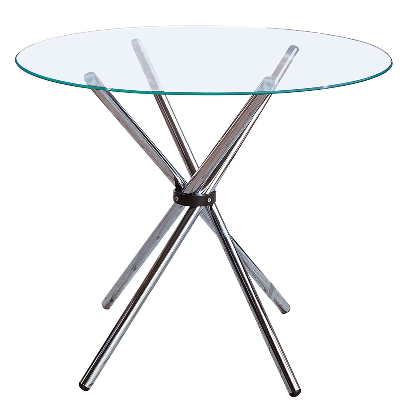 Clear Glass Dining Table