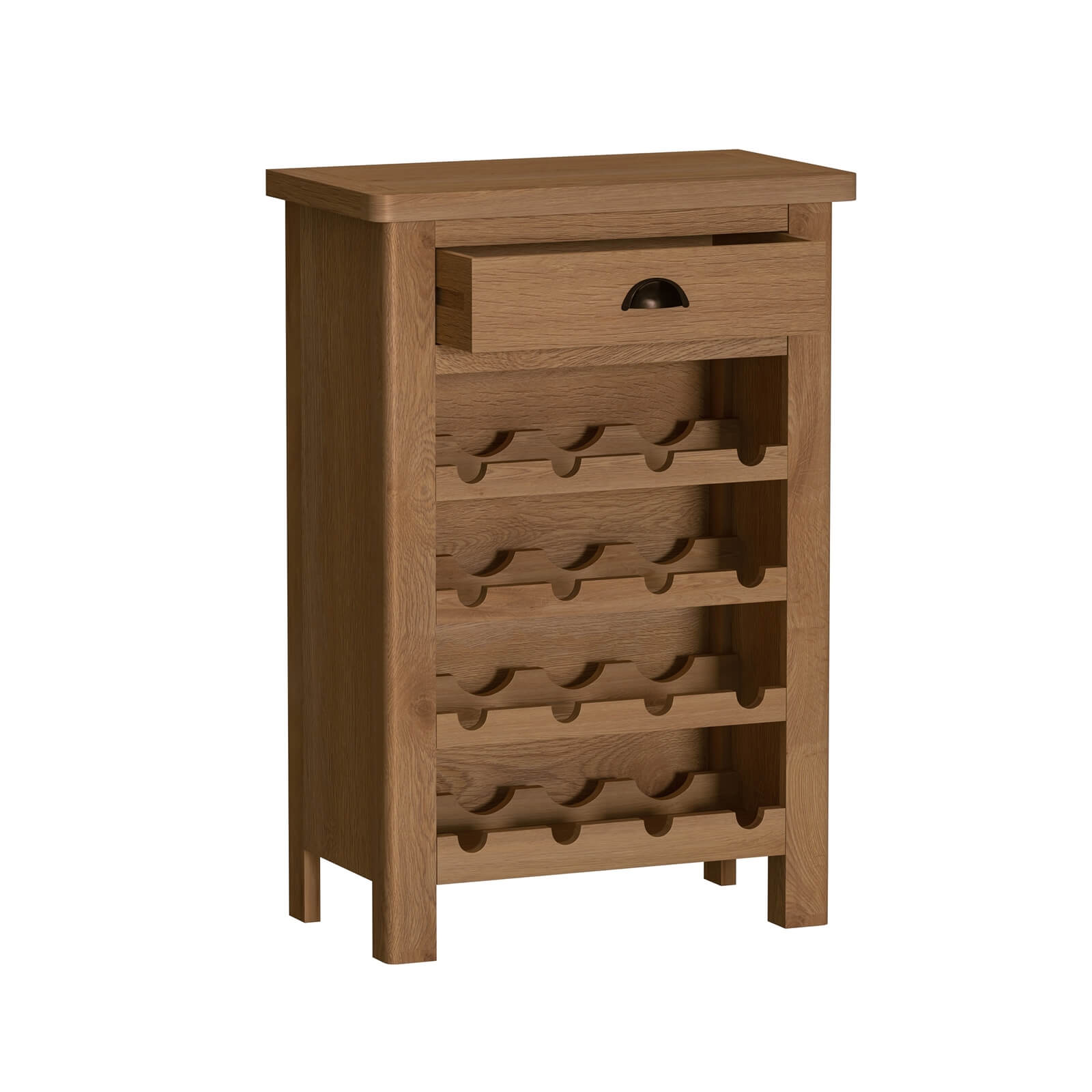 Newlyn Wine Cabinet - Oak