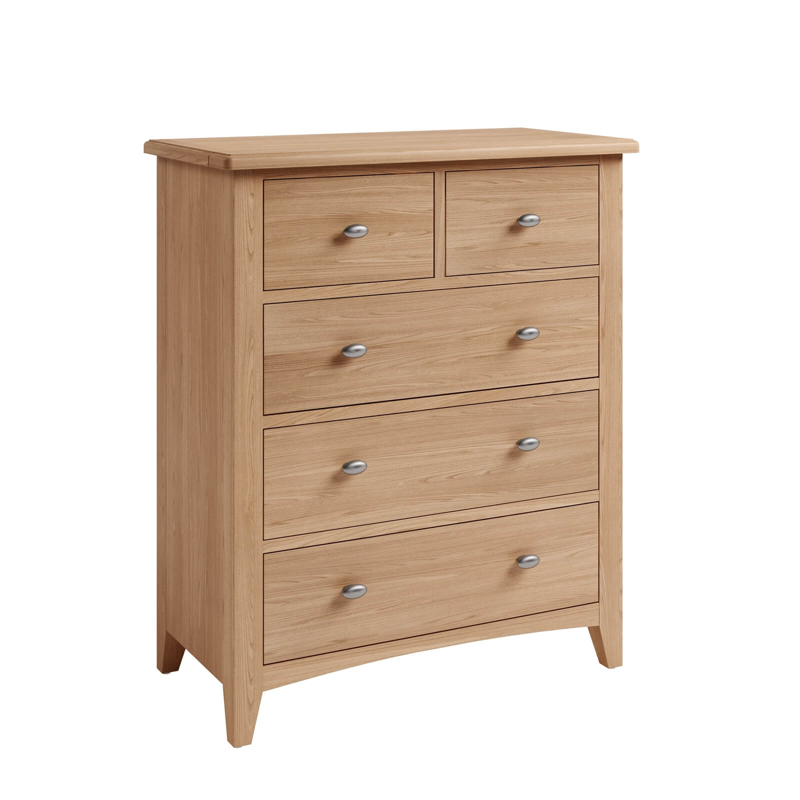 Kea 2 Over 3 Chest of Drawers - Oak