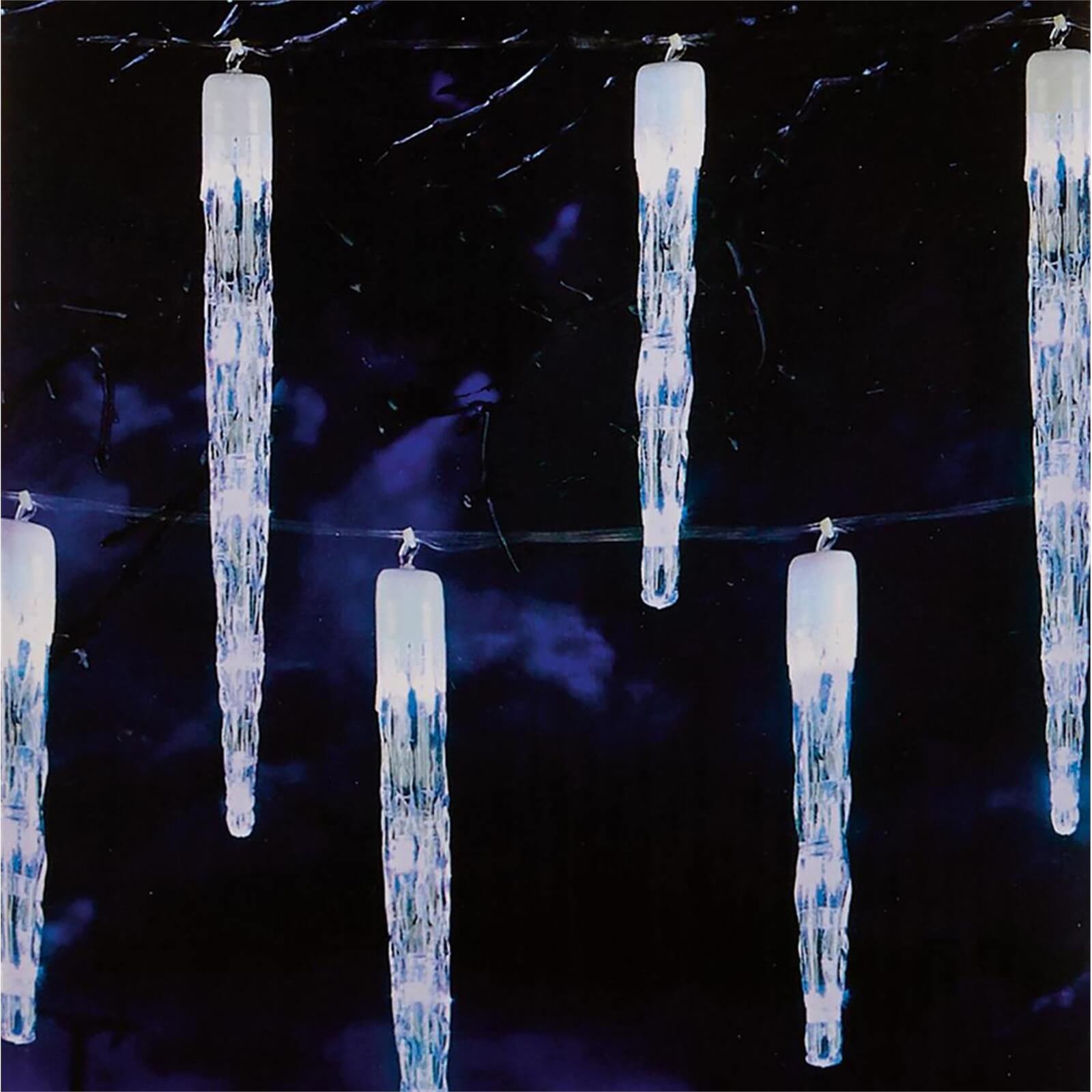 24 Chaser Icicle Lights With 72 Blue LEDs