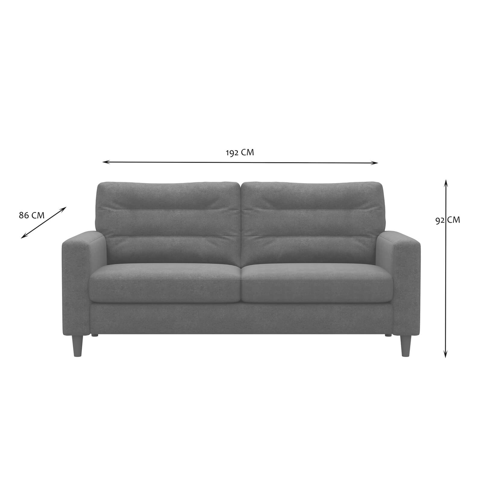 Harrison 4 Seater Sofa - Slate