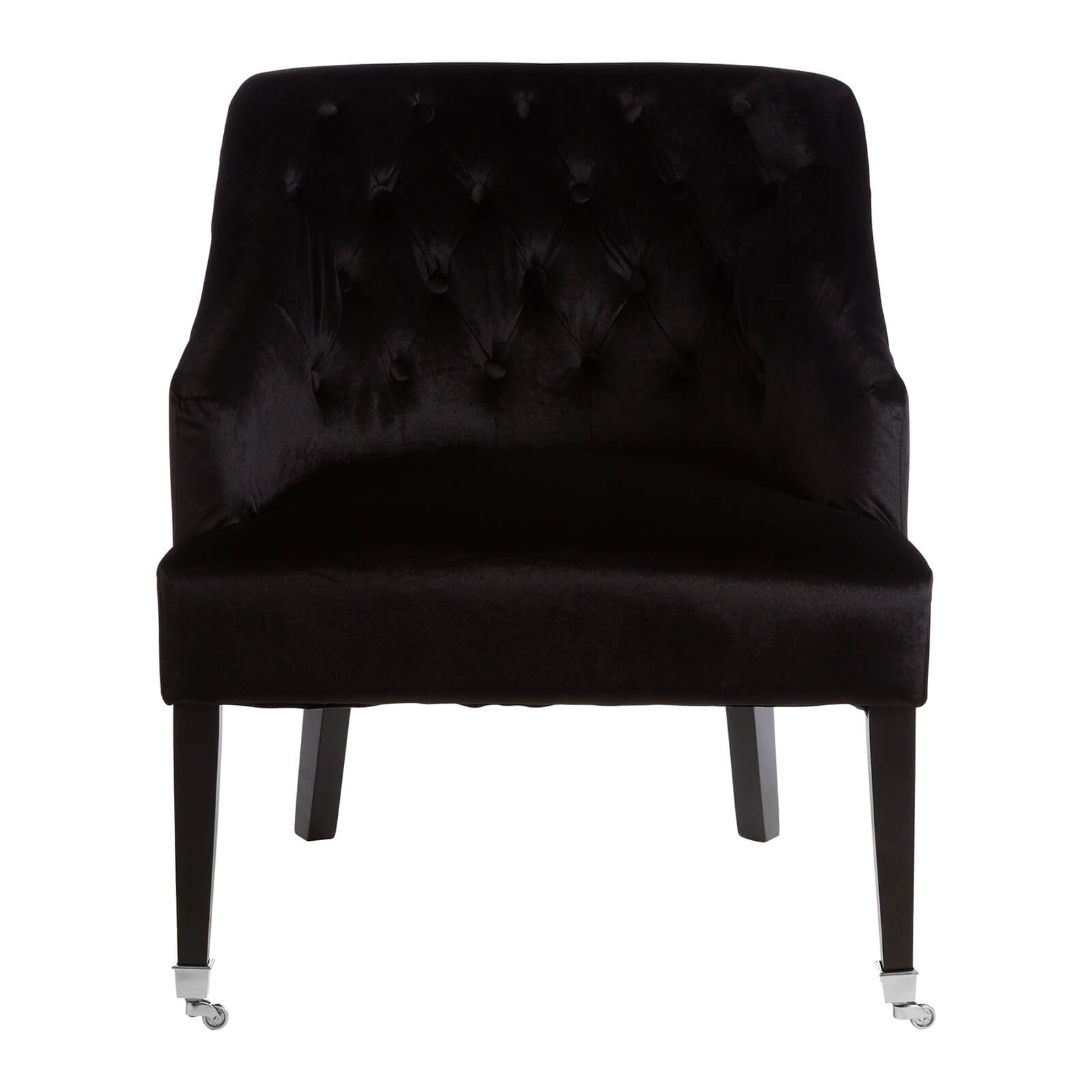 Darwin Velvet Chair - Black