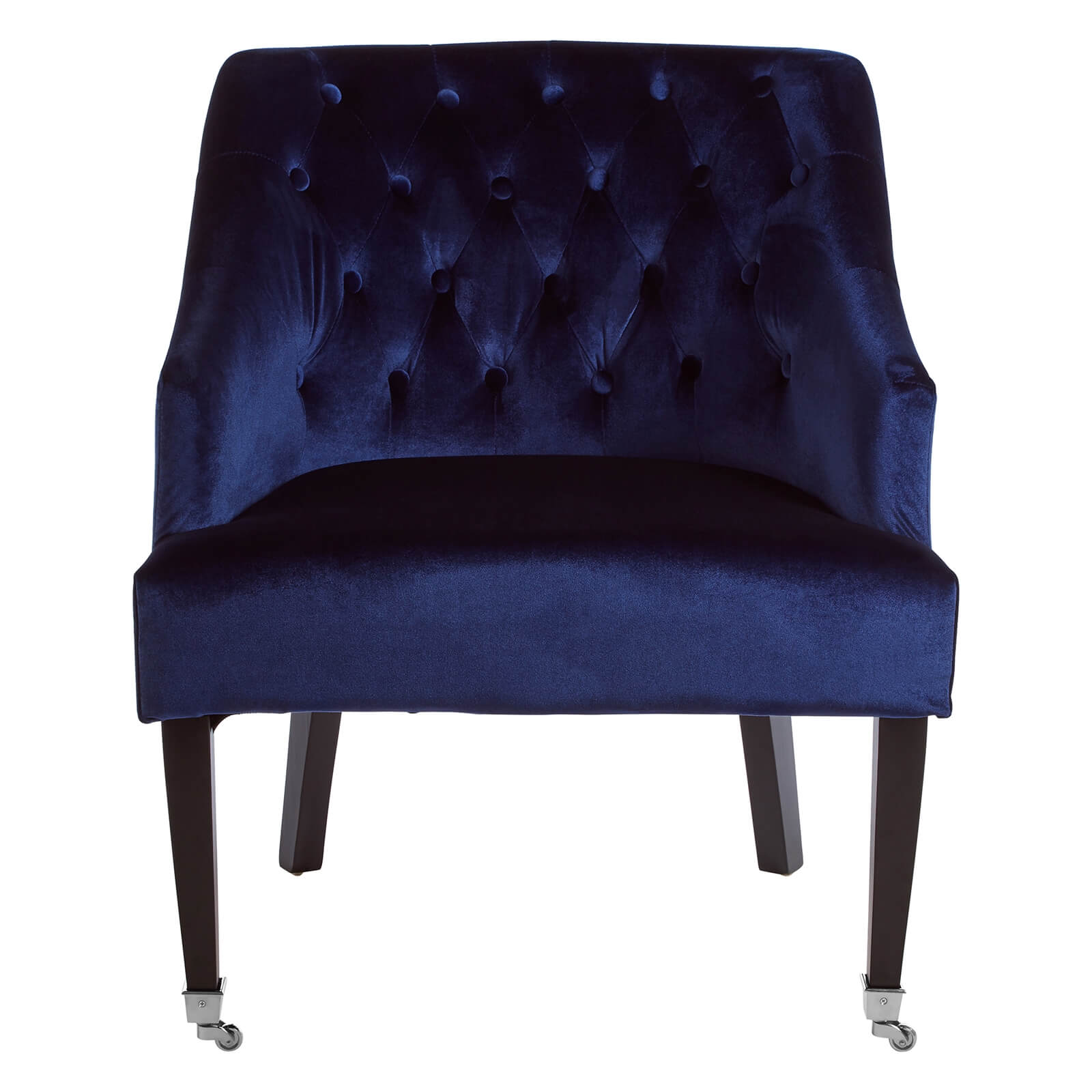 Darwin Velvet Chair - Blue