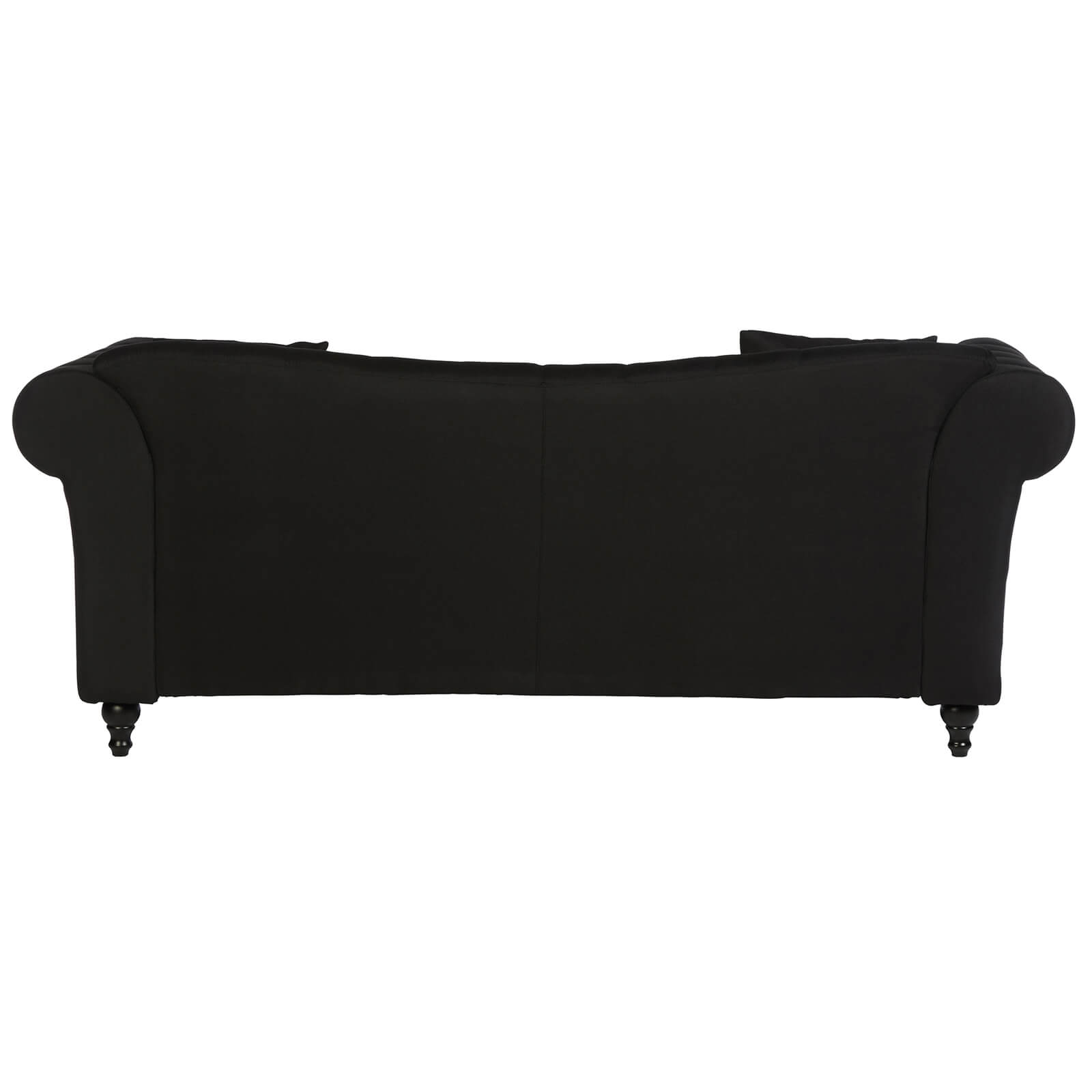 Fable 3 Seat Chesterfield Sofa - Black