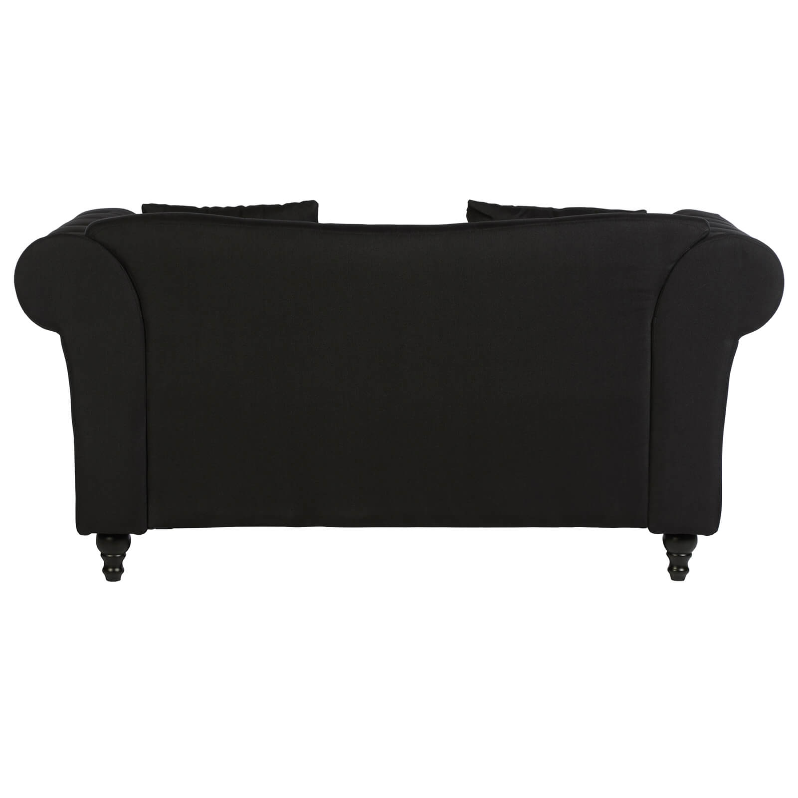 Fable 2 Seat Chesterfield Sofa - Black