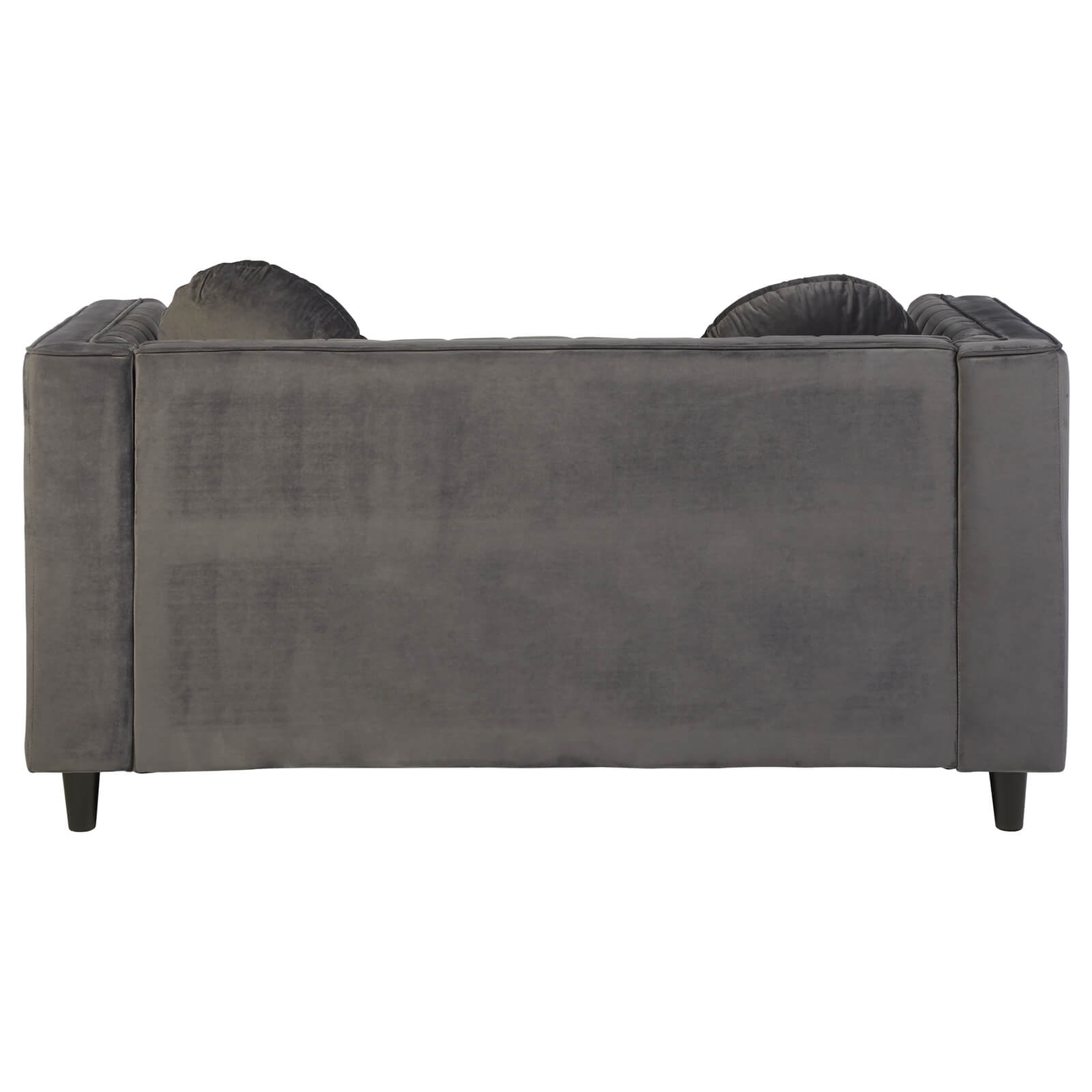 Farah 2 Seat Velvet Sofa - Grey