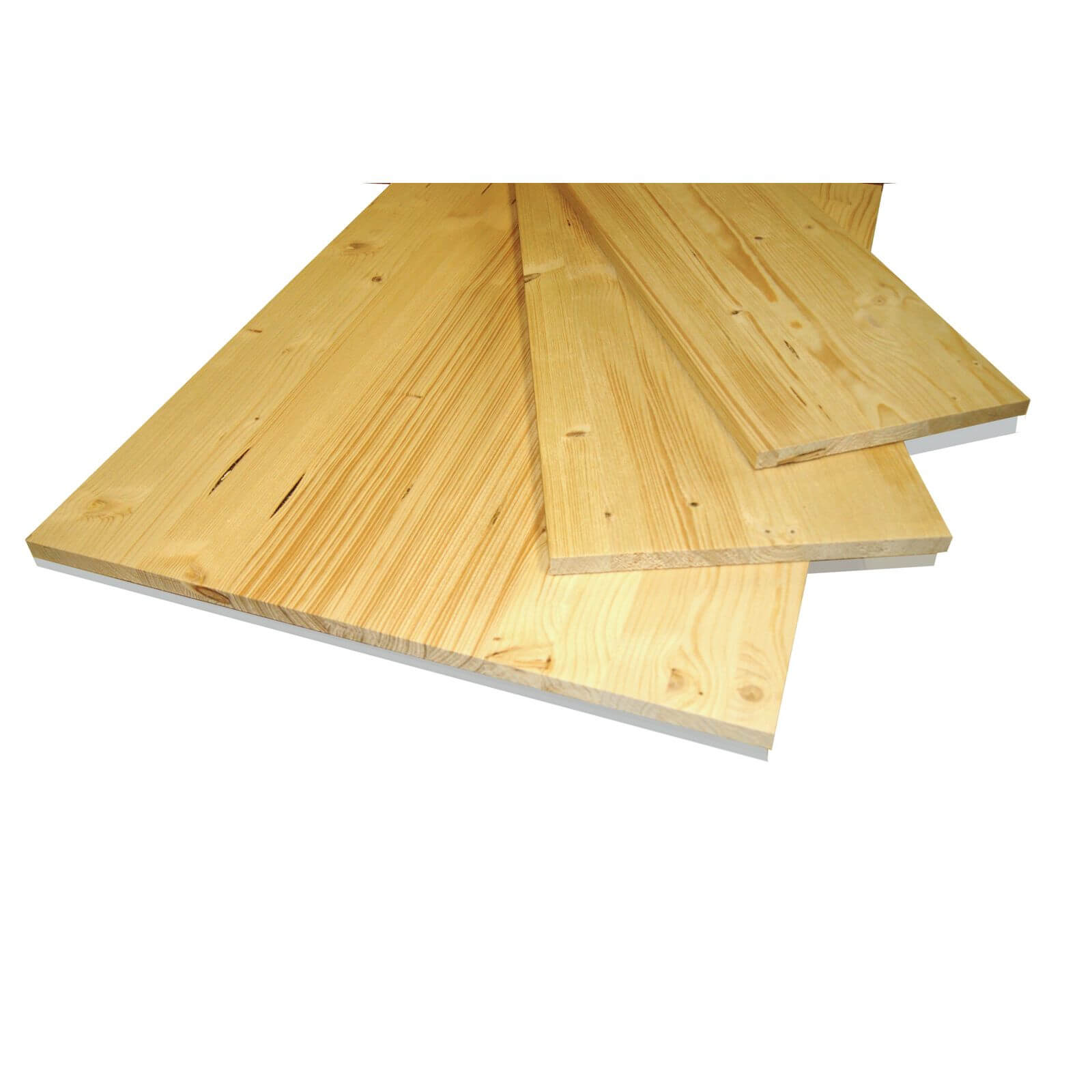 Metsa Wood Solid Spruce Wooden Panel Board 1.15m (18 x 200 x 1150mm)