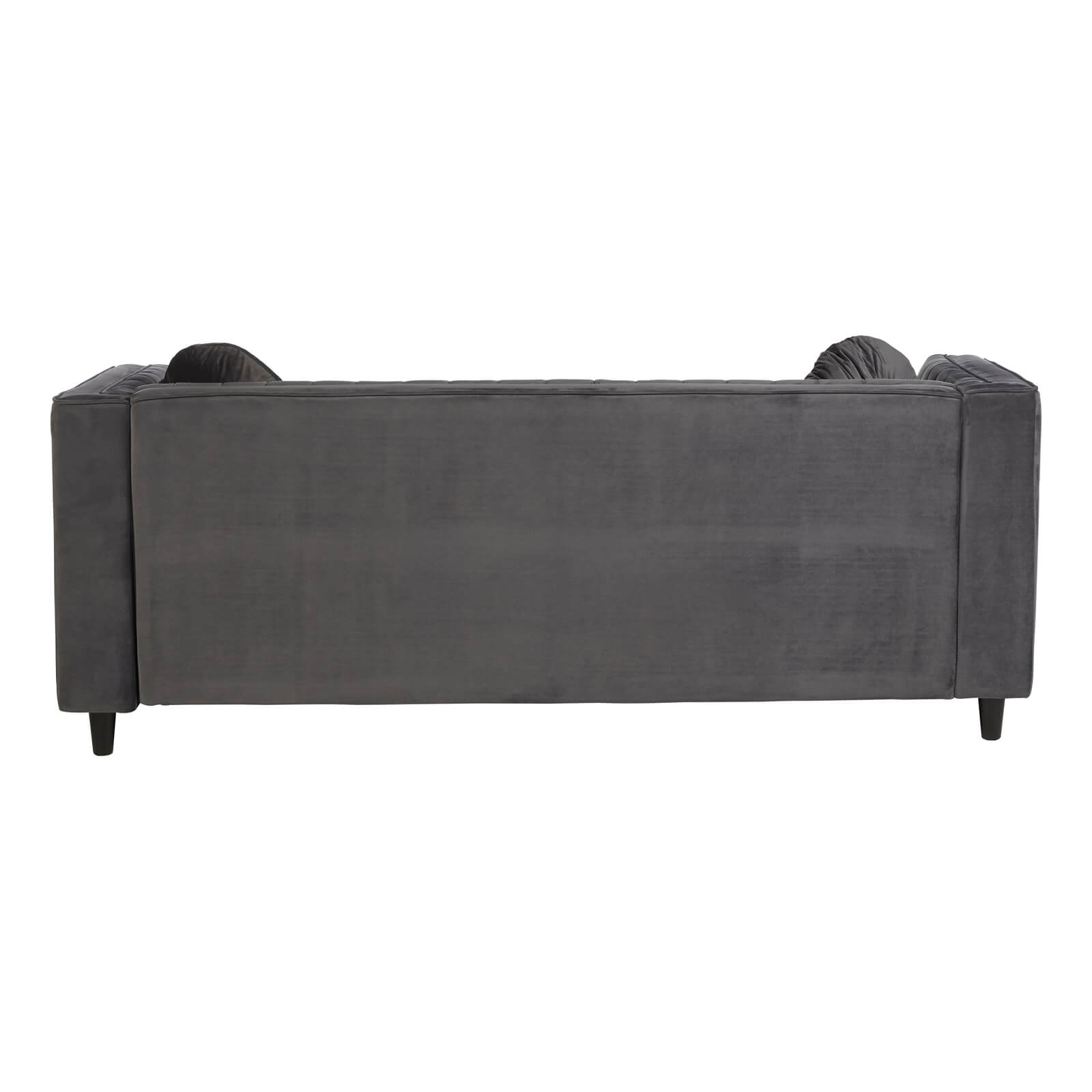 Farah 3 Seat Velvet Sofa - Grey