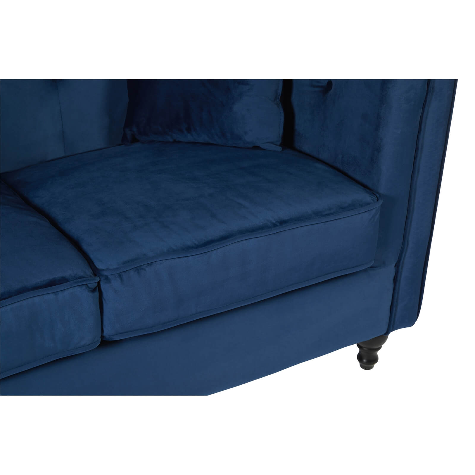 Ferris Velvet 2 Seat Sofa - Blue