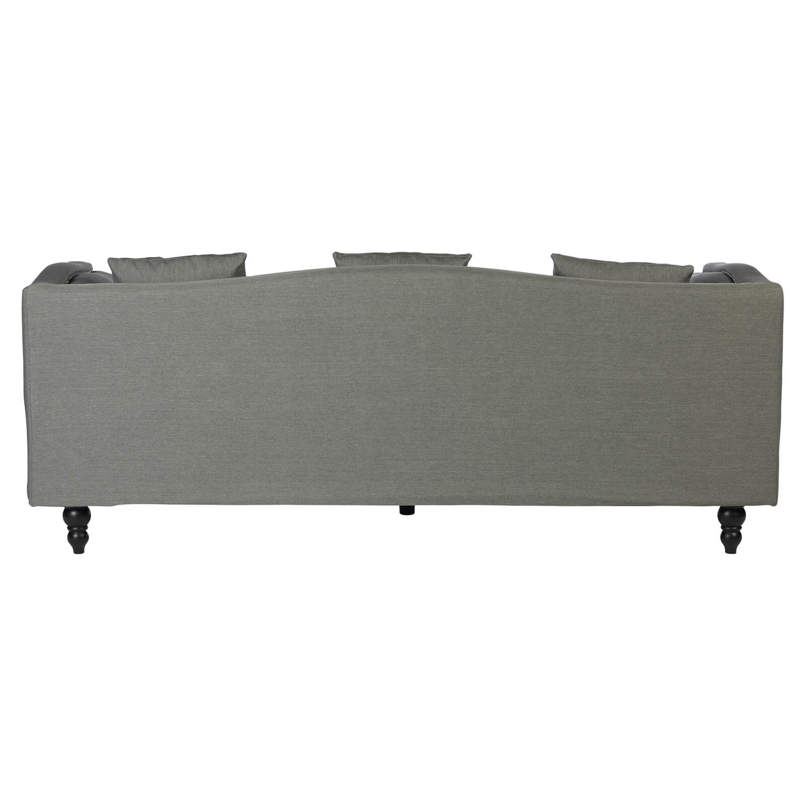 Feya 3 Seat Fabric Sofa - Grey