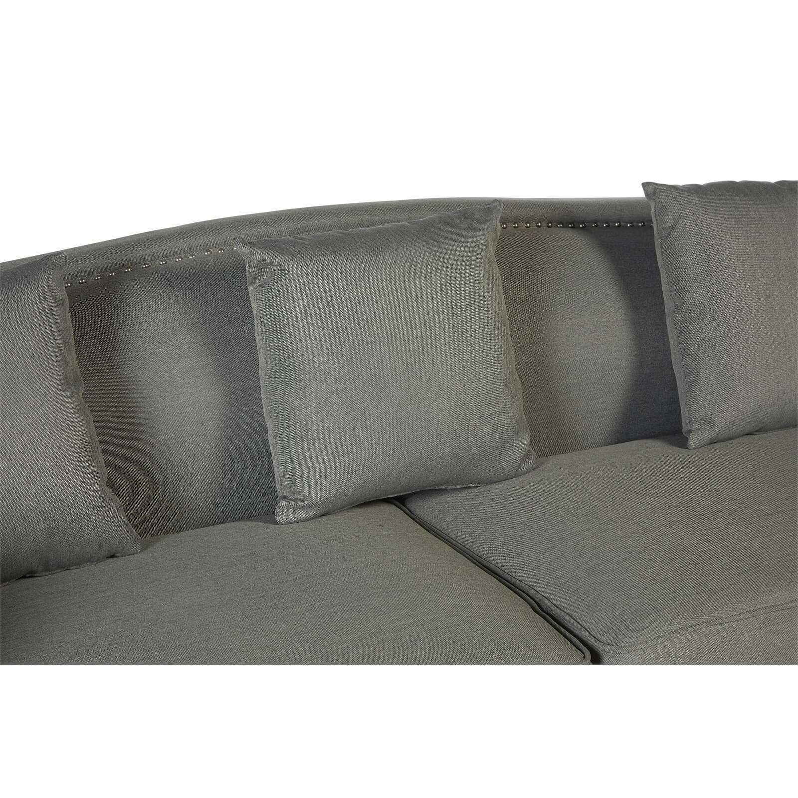 Feya 3 Seat Fabric Sofa - Grey
