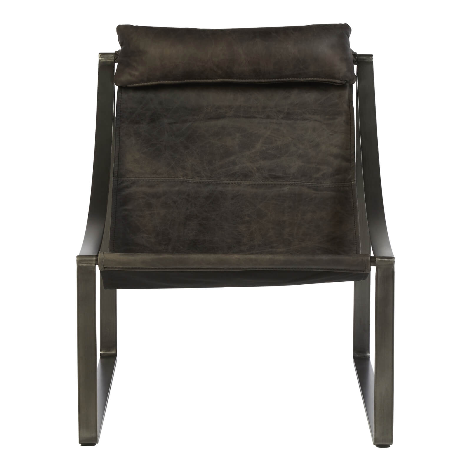 Hoxton Leather Chair - Ebony