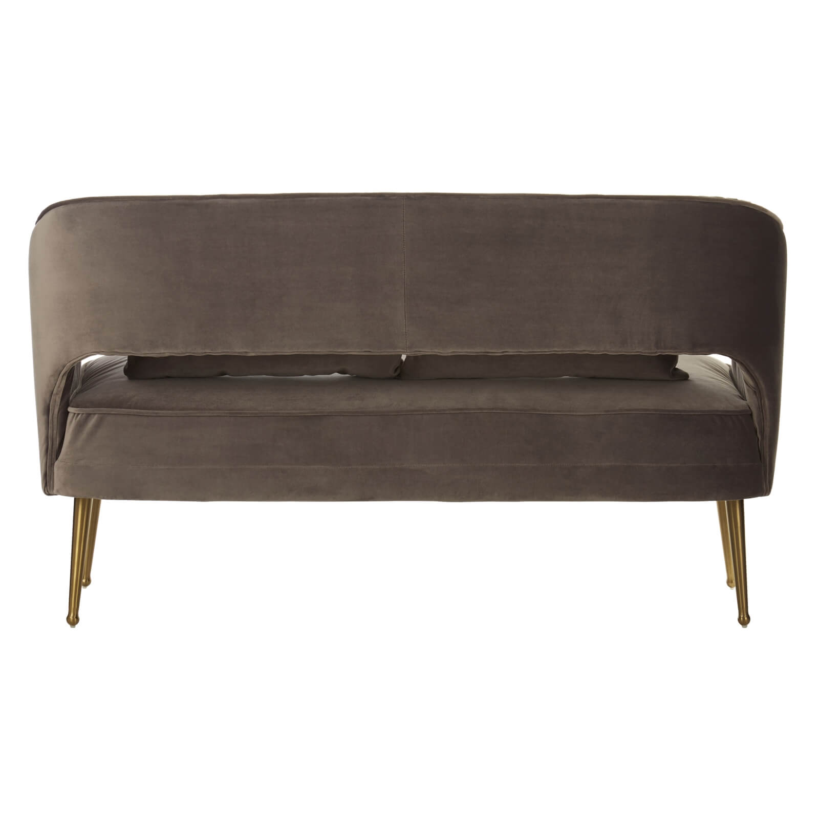 Hendricks Velvet Sofa - Grey