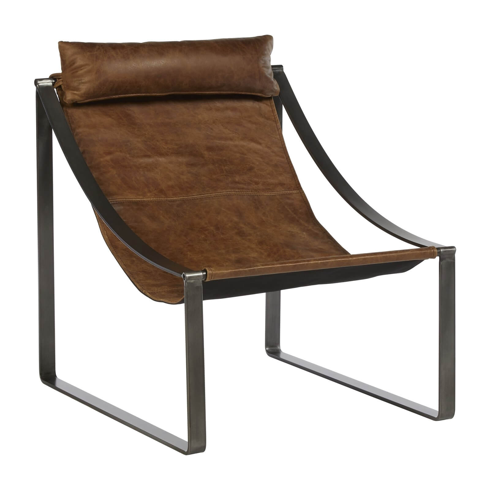 Hoxton Leather Chair - Light Brown