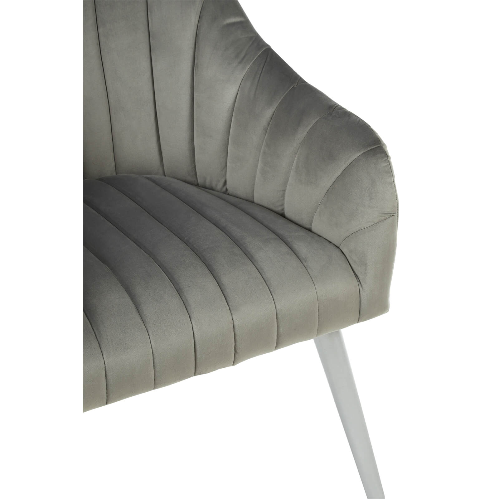 Louxor Fabric Armchair - Grey