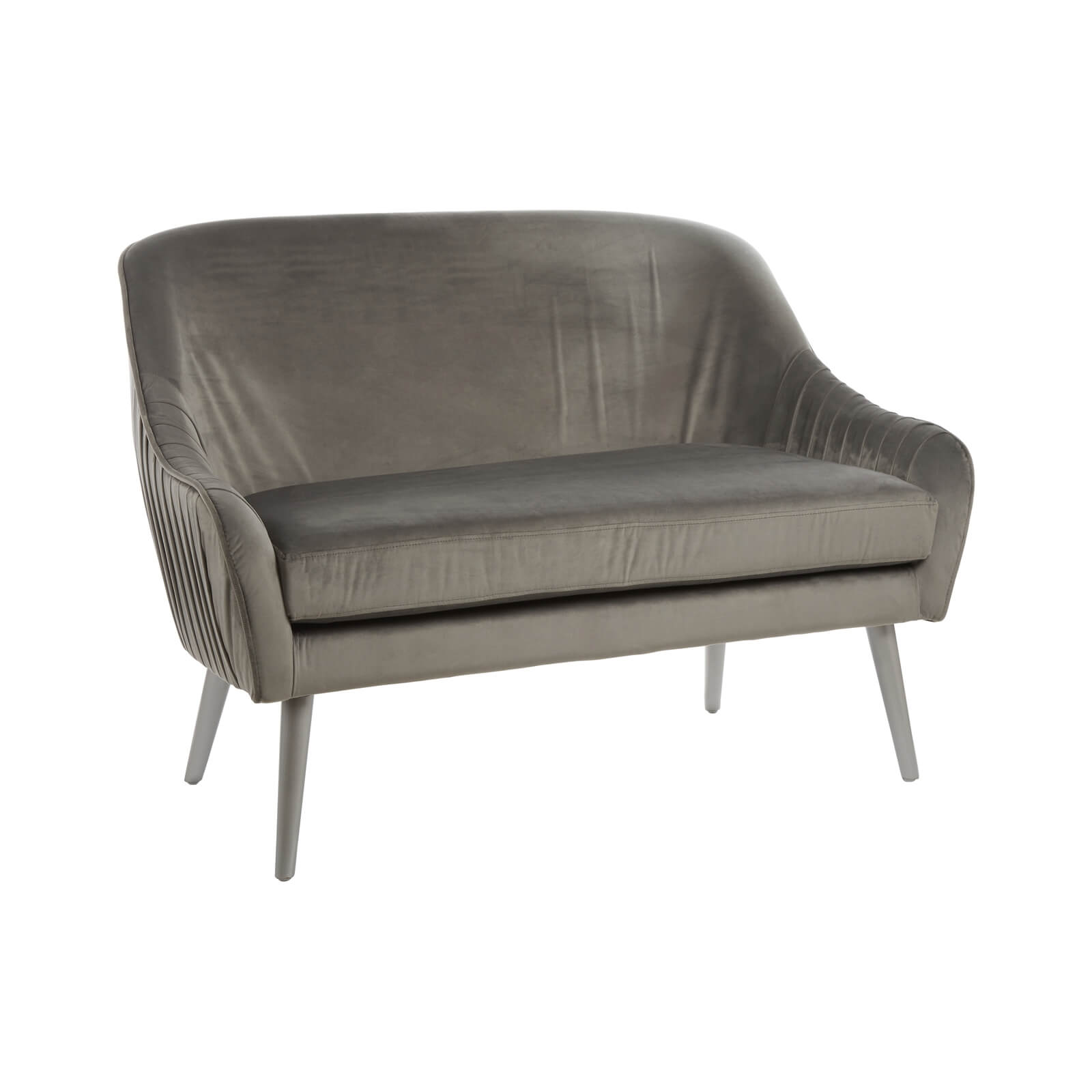 Louxor Velvet Sofa - Grey