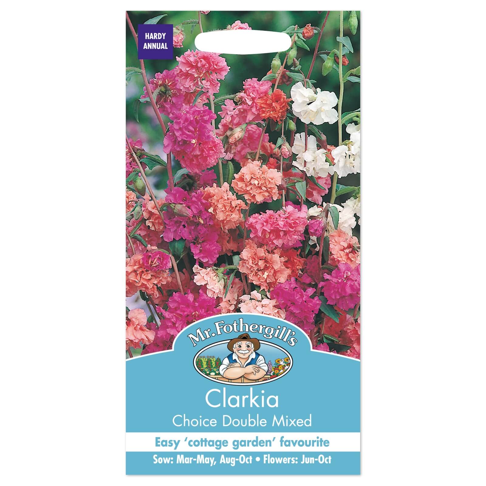 Mr. Fothergill's Clarkia Choice Double Mixed Seeds