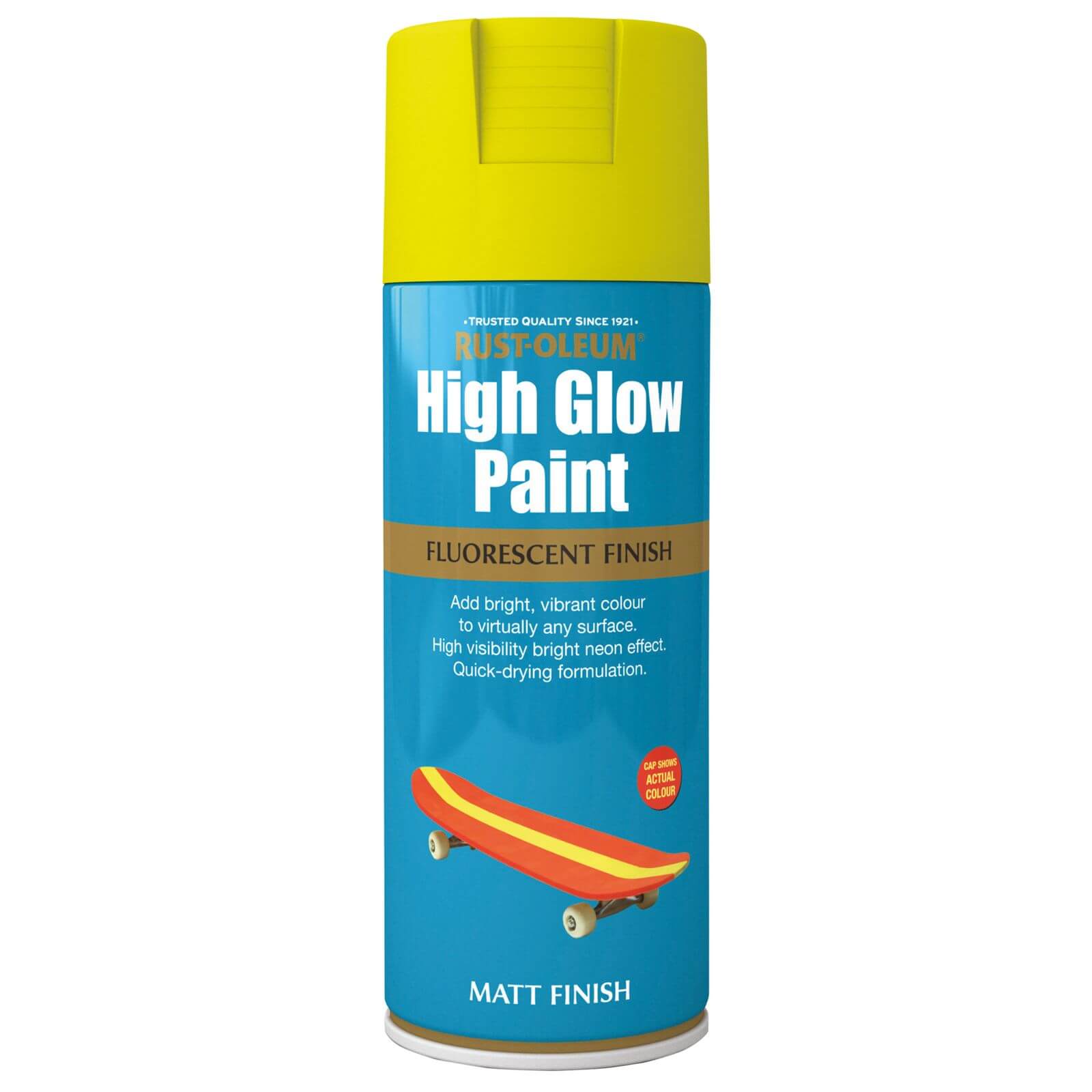 Rust-Oleum High Glow Spray Paint - Yellow - 400ml