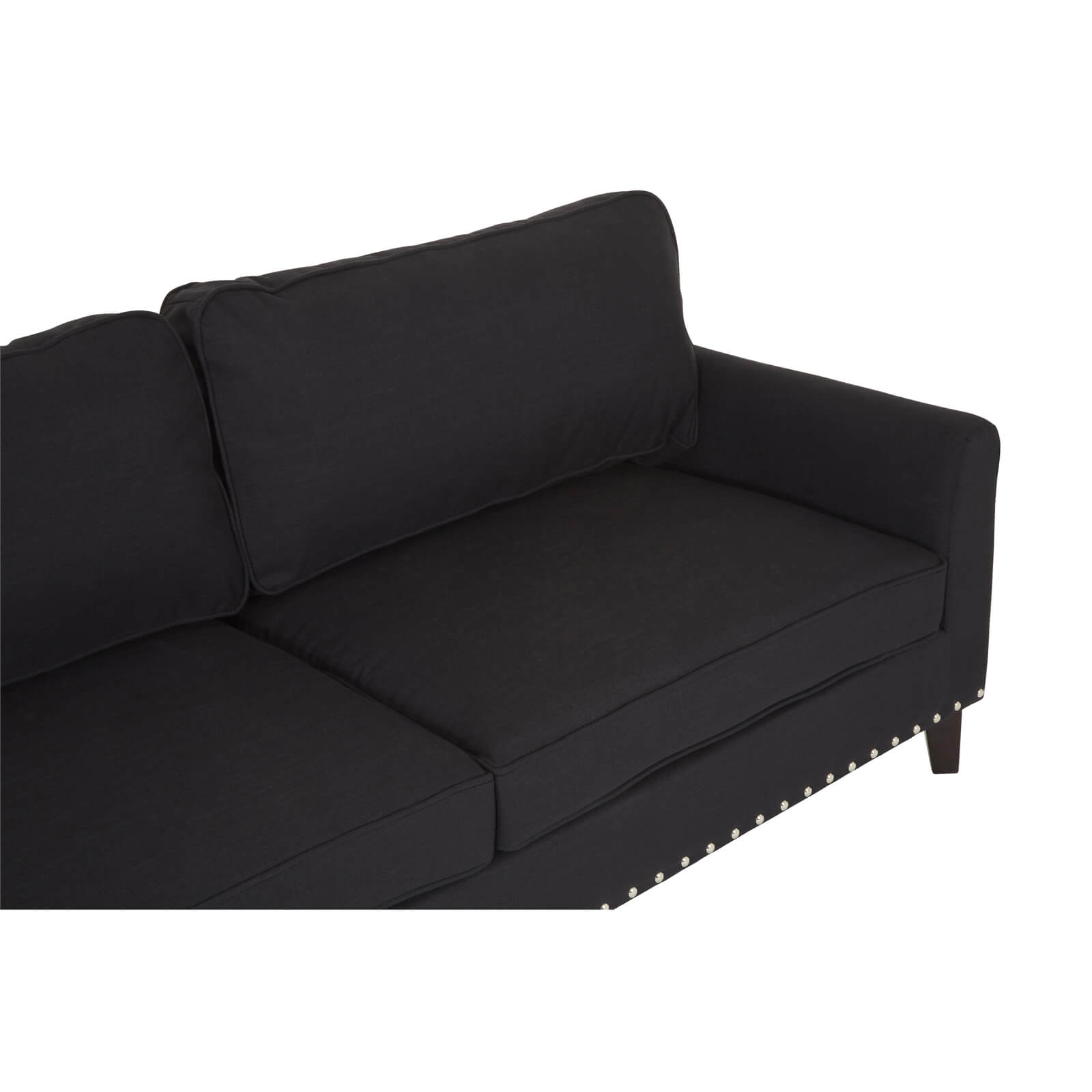 Regents Park 3 Seat Sofa - Black