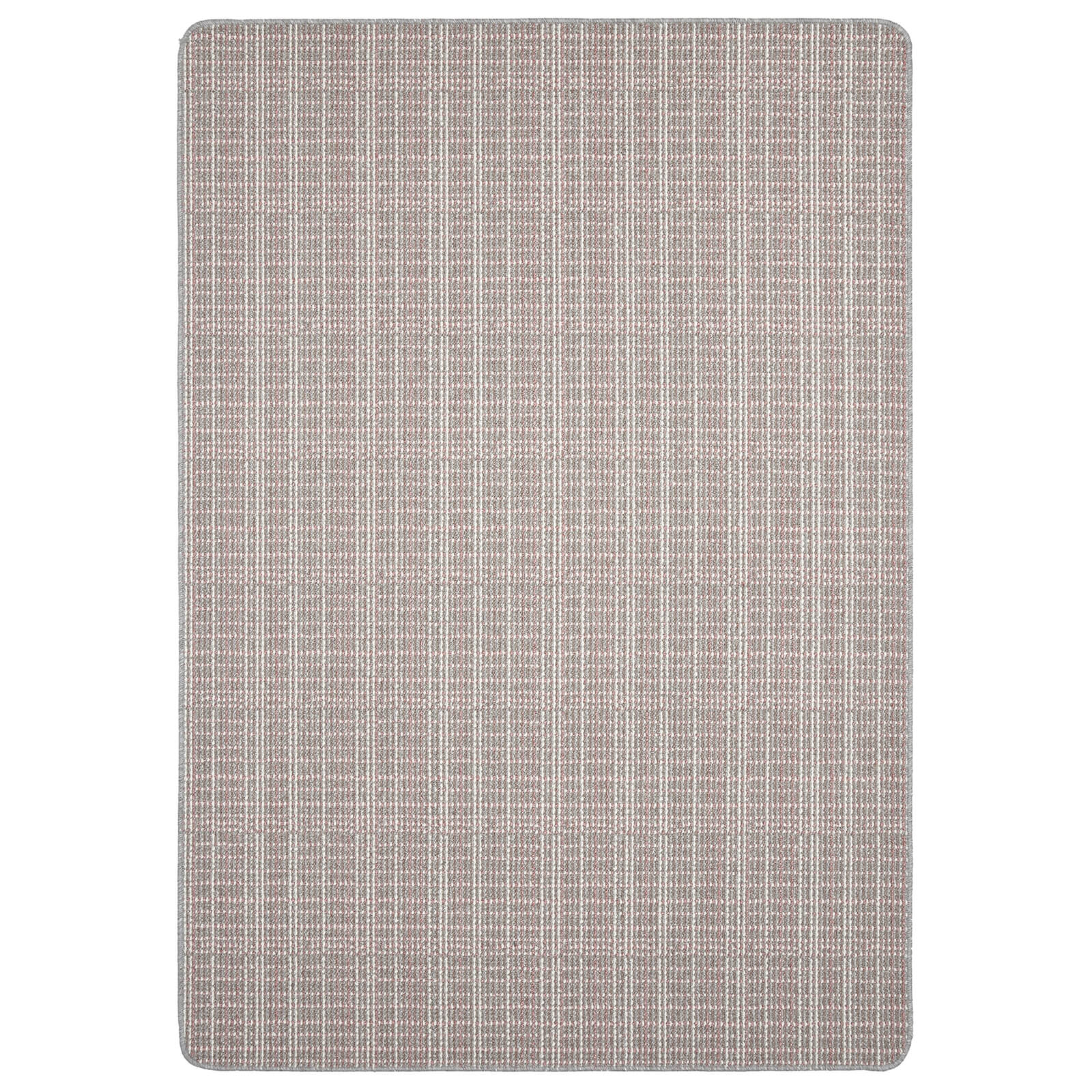 Maya Washable Rug - Grey & Pink
