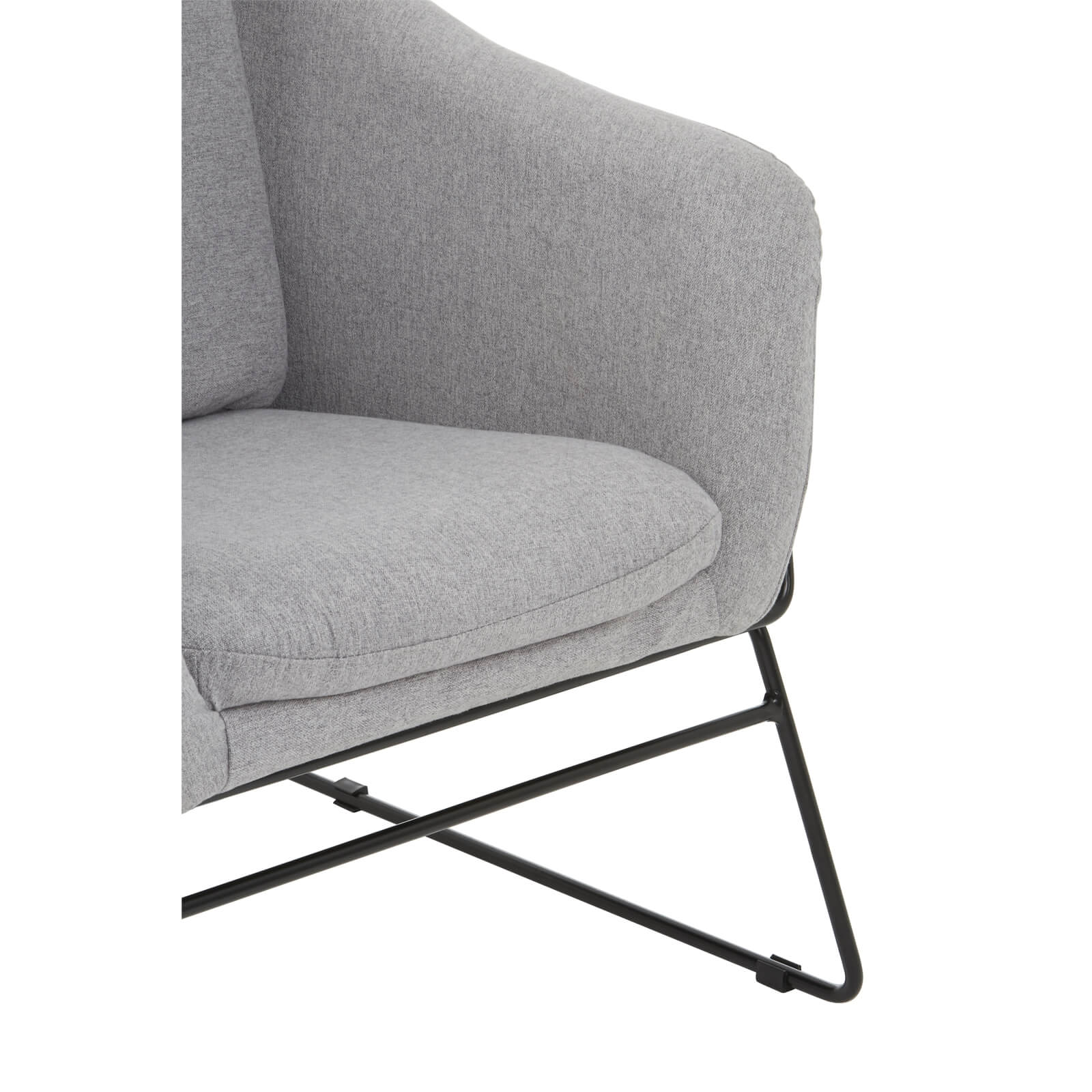 Stockholm Chair - Metal Frame - Grey
