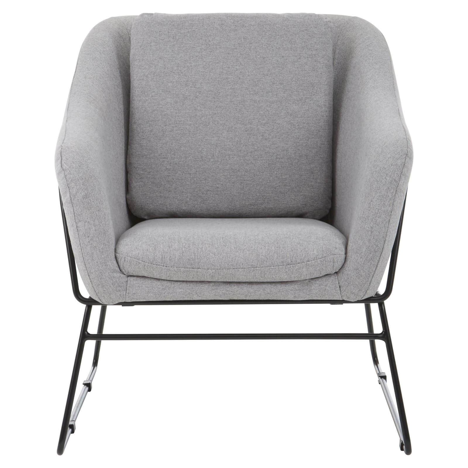Stockholm Chair - Metal Frame - Grey