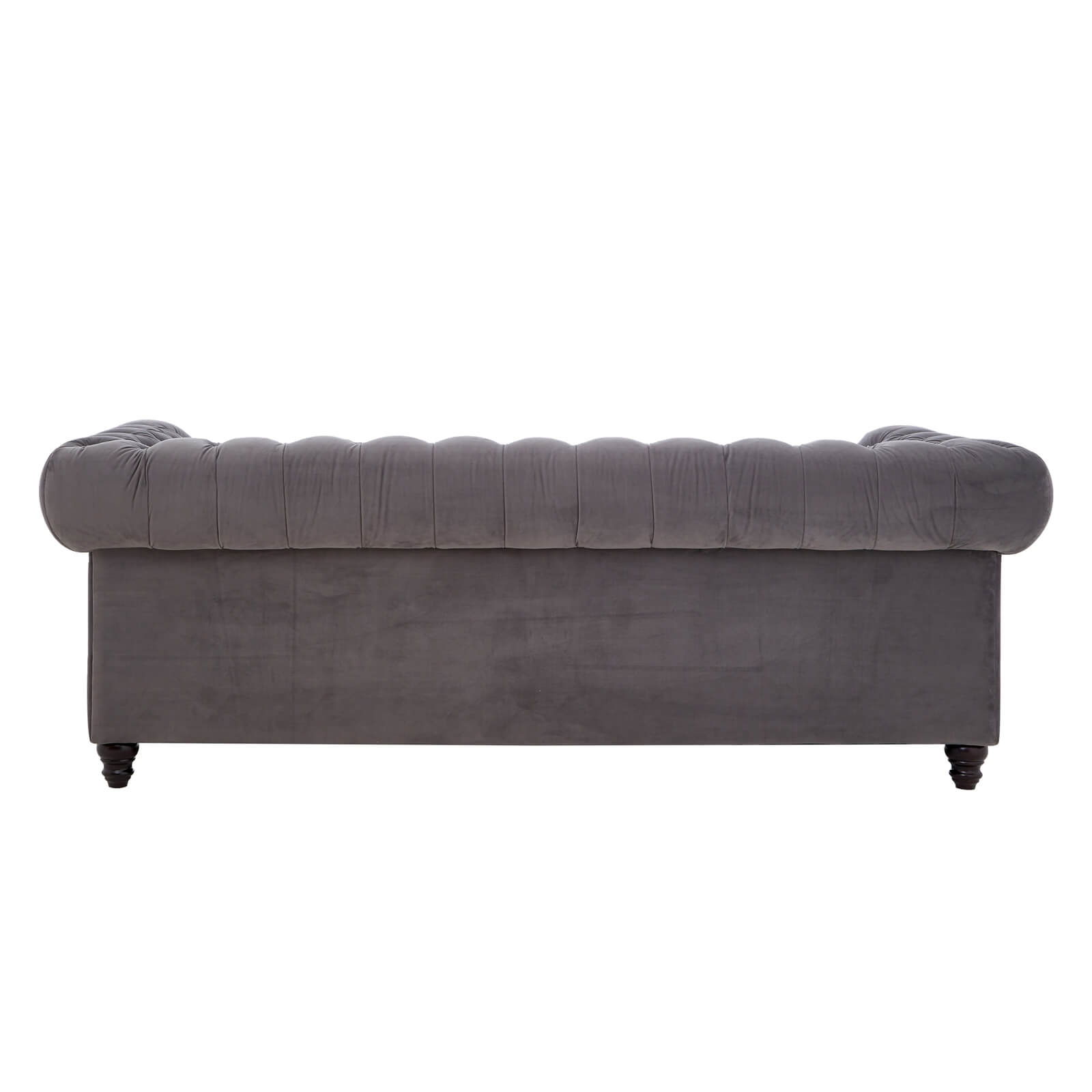Stella 3 Seater Velvet Sofa - Grey