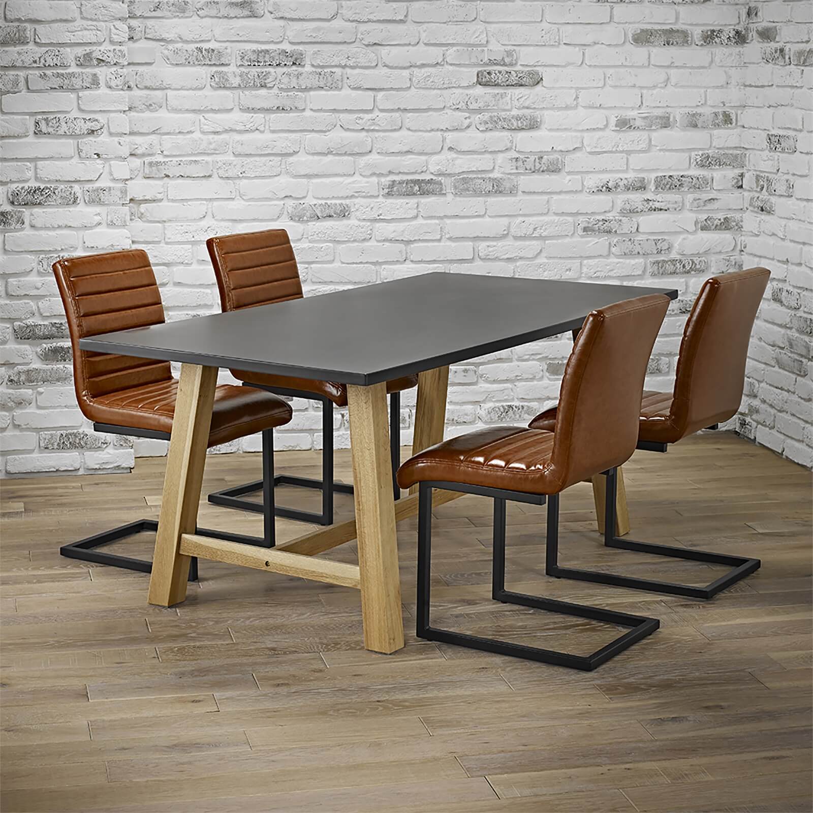 Brooklyn 4 Seater Dining Set - Montana Dining Chairs