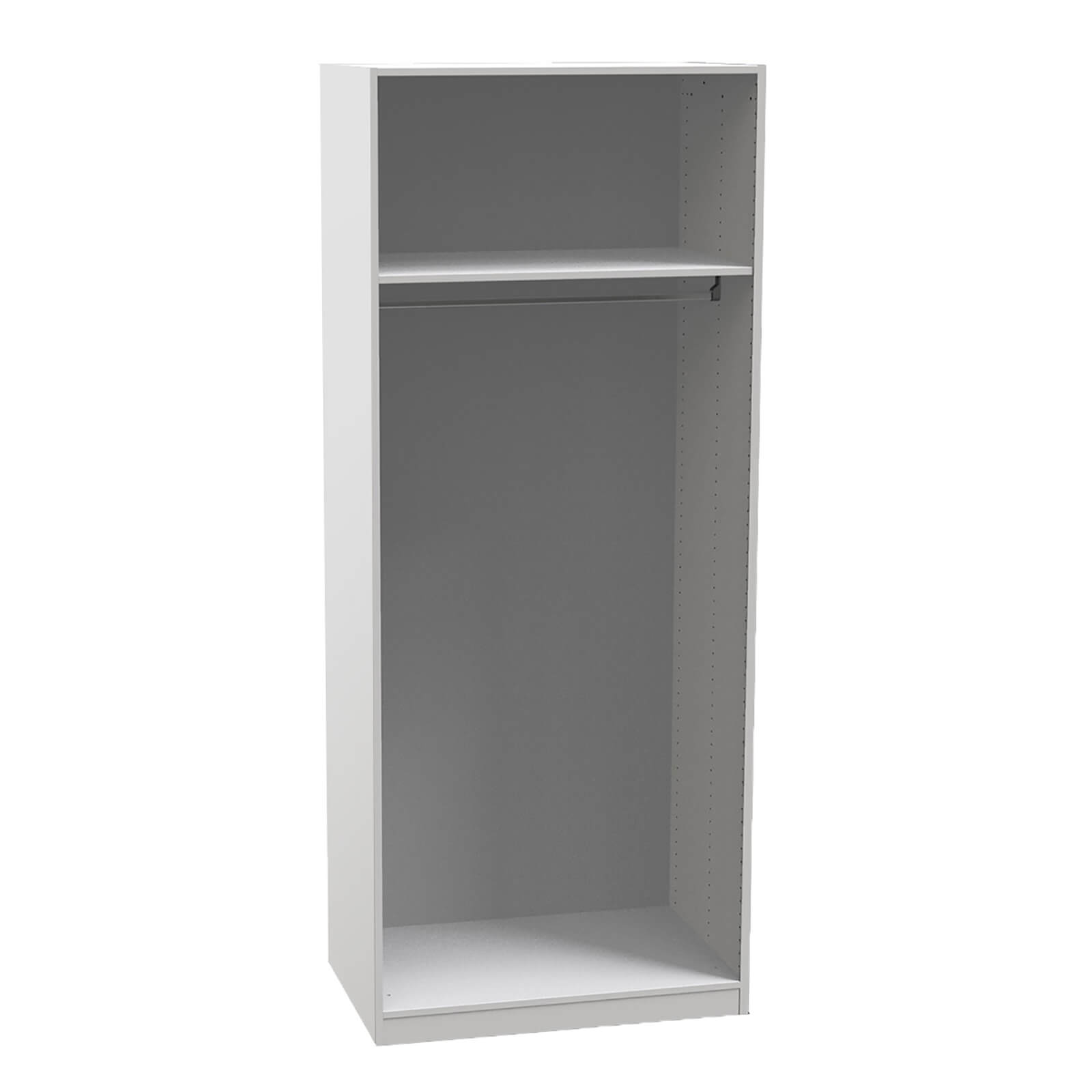 House Beautiful Fitted Bedroom Double Wardrobe - White