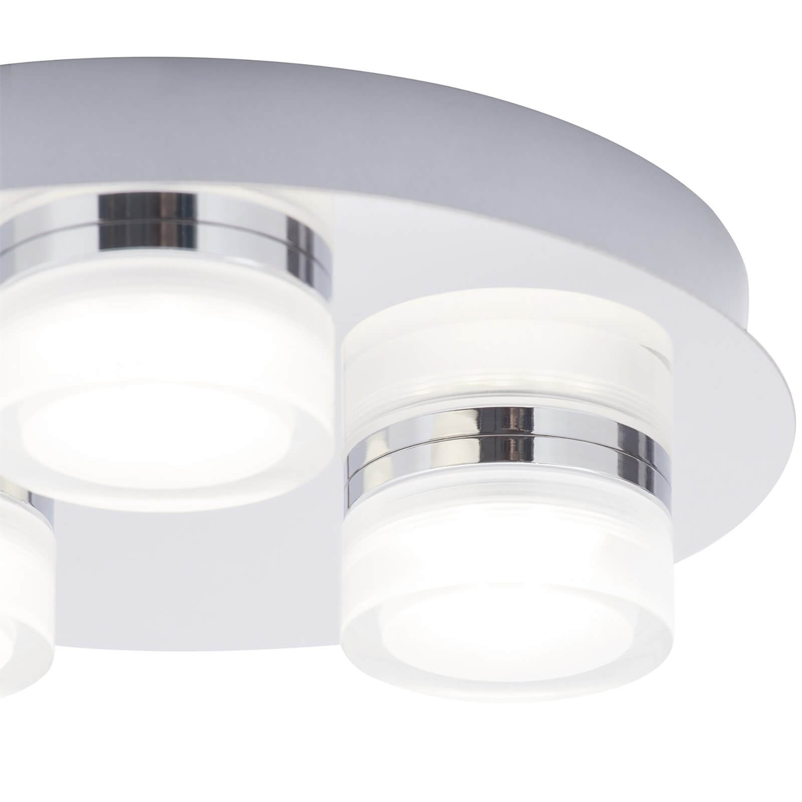 Amalfi 3 Plate LED Flush - Chrome