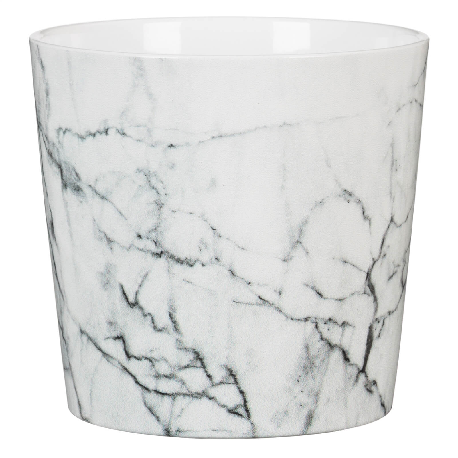 Cool Marble Ceramic Cover Pot  13cm
