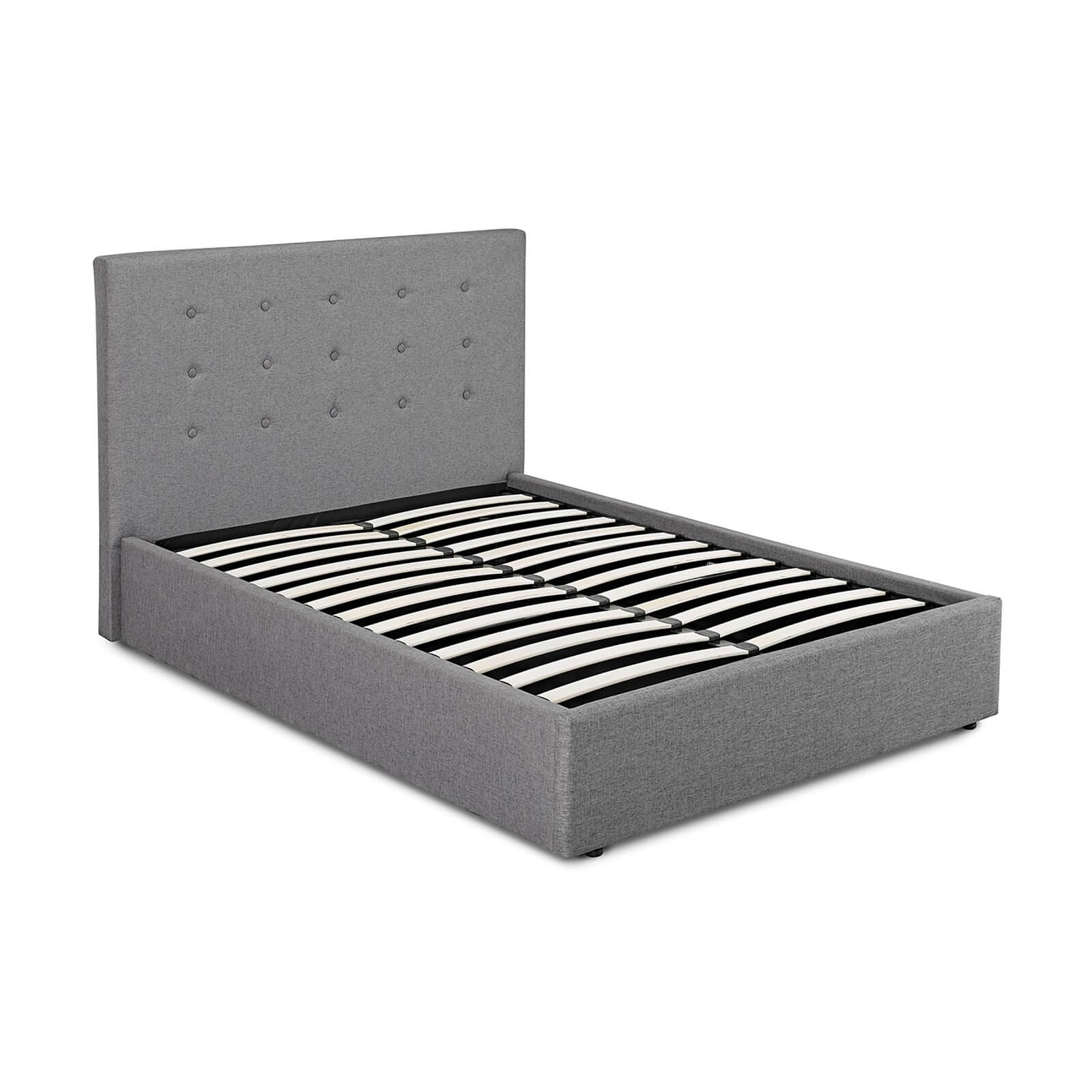 Lucca Lift Kingsize Bed - Grey