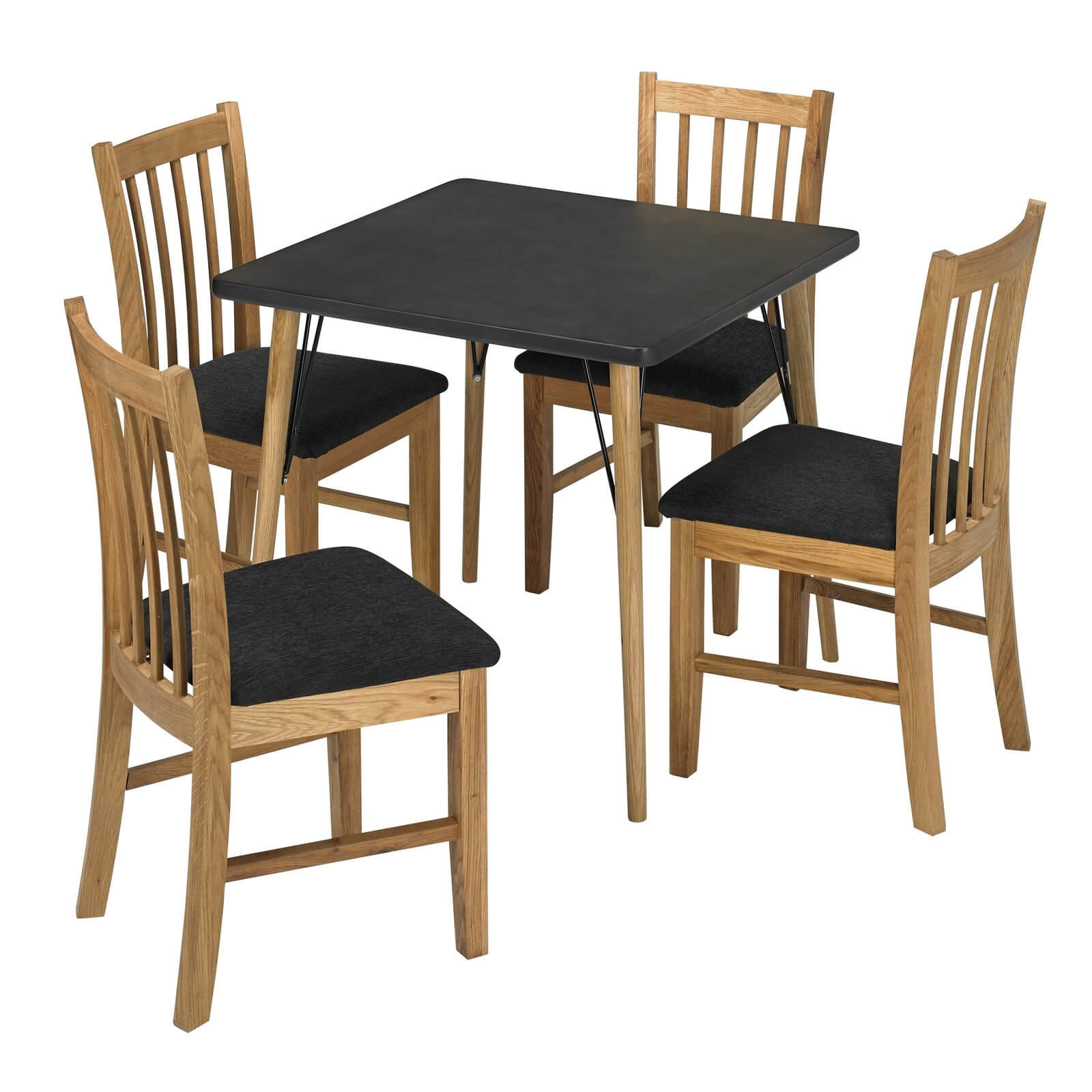 Mercer 4 Seater Dining Set - Brooklyn Dining Chairs