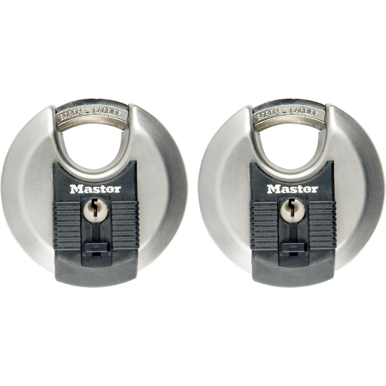 Master Lock Excell Discus Padlock - 70mm - 2 Pack