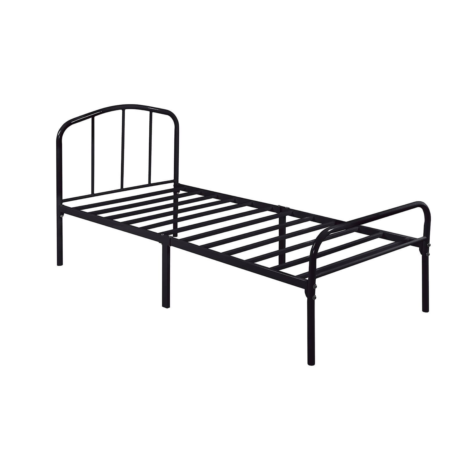 Milton Single Bed Frame - Black