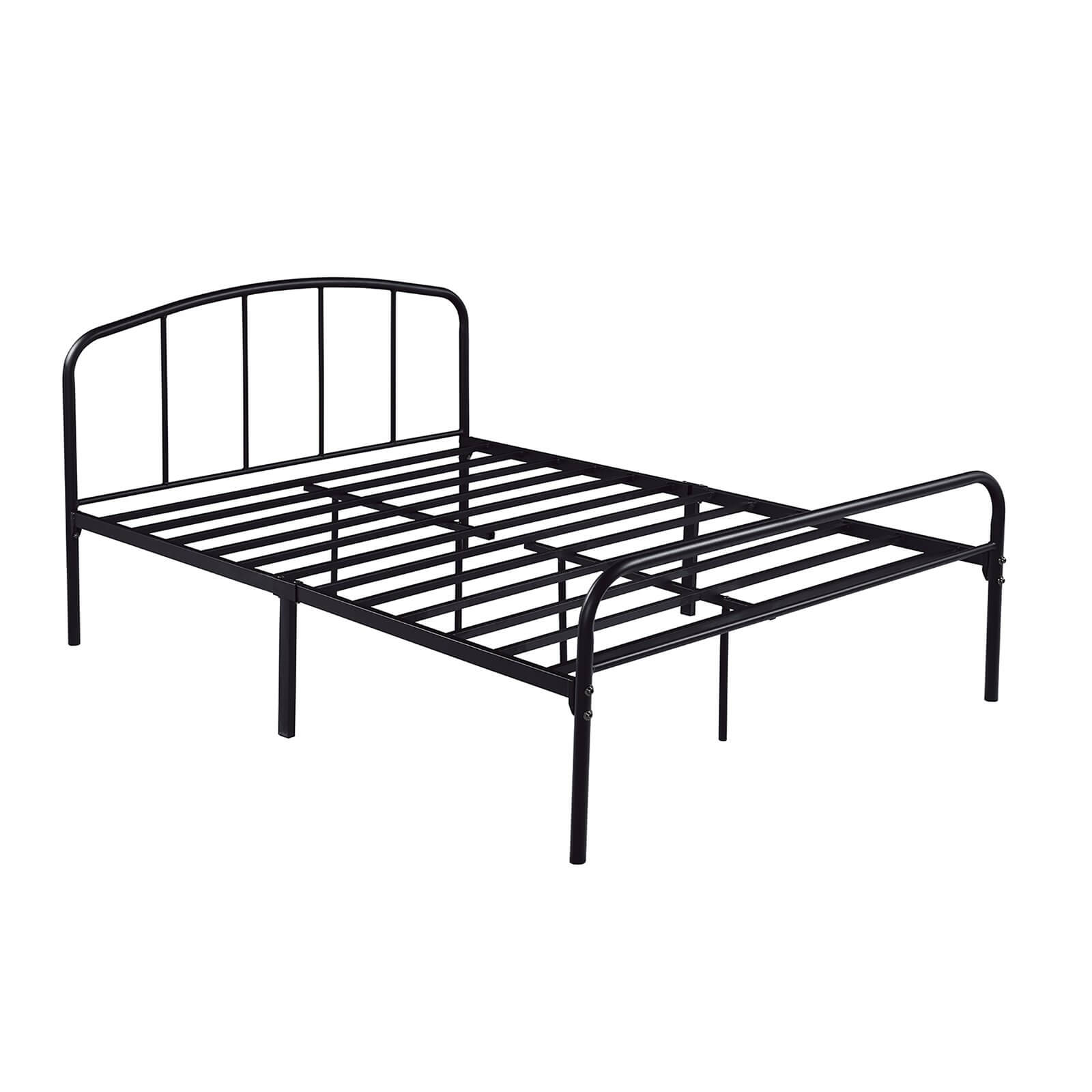 Milton Small Double Bed Frame - Black